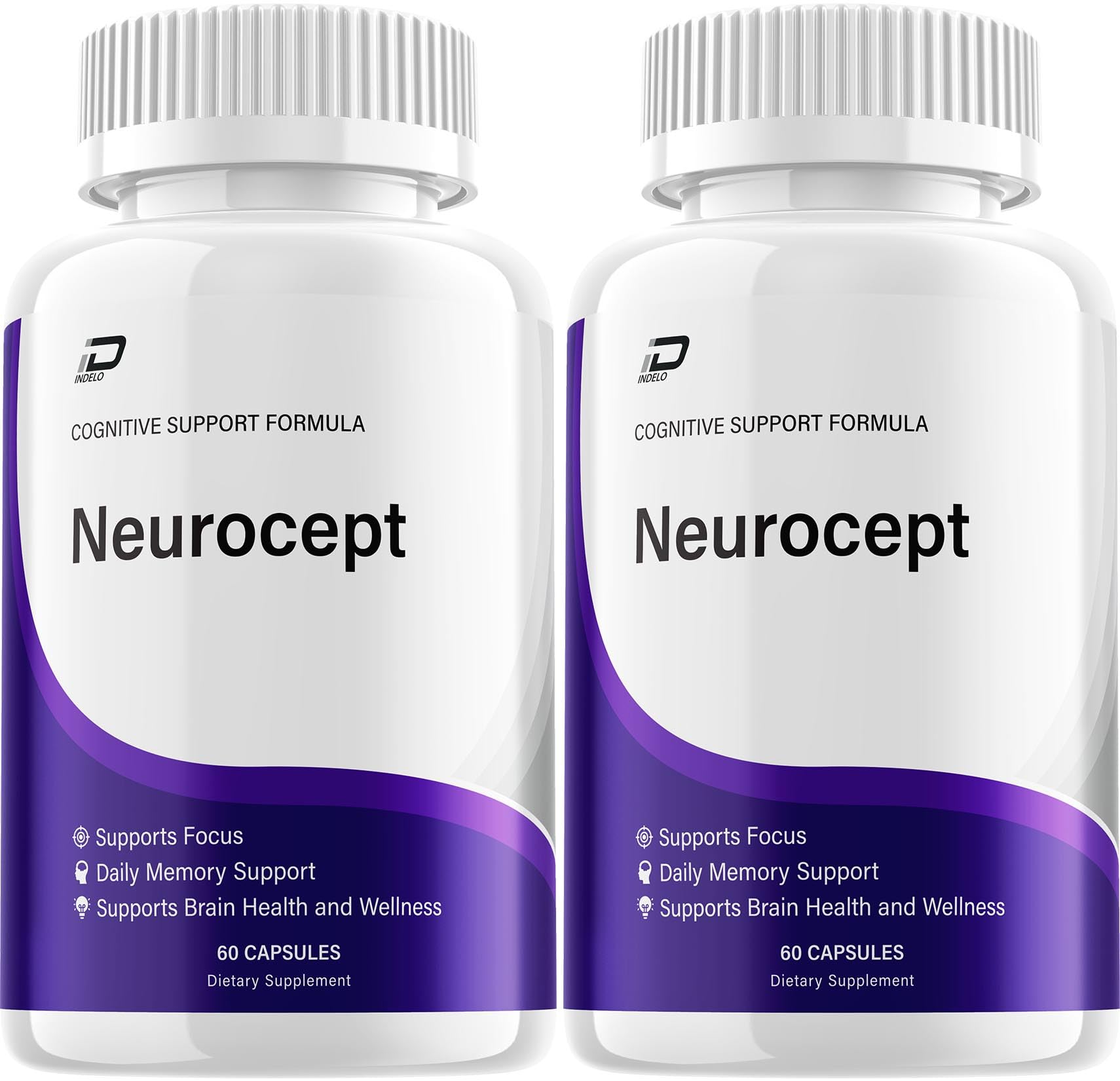 Neurocept Supplement Capsules – All Natural Maximum Strength Formula, Focus & Memory Support (2 Pack – 120 Capsules) Indelo uk supplements