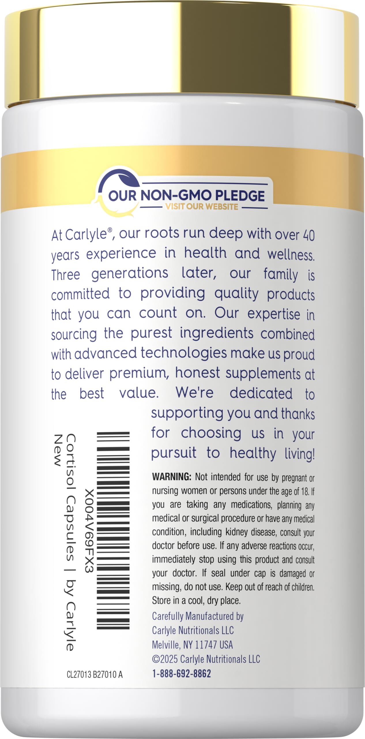 Carlyle Cortisol Supplement | 60 Vegan Capsules | Ashwagandha & Magnesium Complex | Non-GMO, Gluten Free Carlyle uk supplements