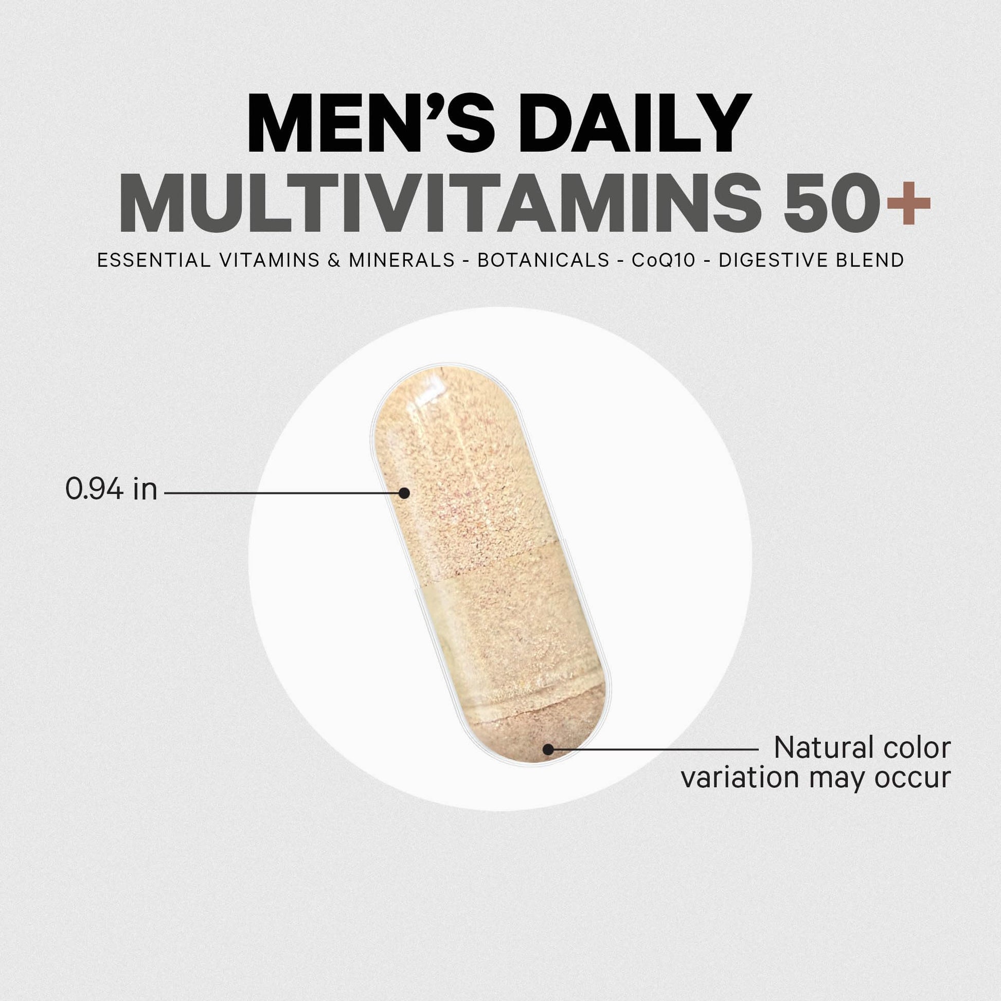 Codeage Men's Multivitamin 50+ Supplement - Essential Vitamins for Men Over 50 Years Old, Minerals, CoQ10, Turmeric, Saw Palmetto, Maca, Panax Ginseng, Probiotics & Botanicals - Non-GMO - 90 Capsules Codeage uk supplements
