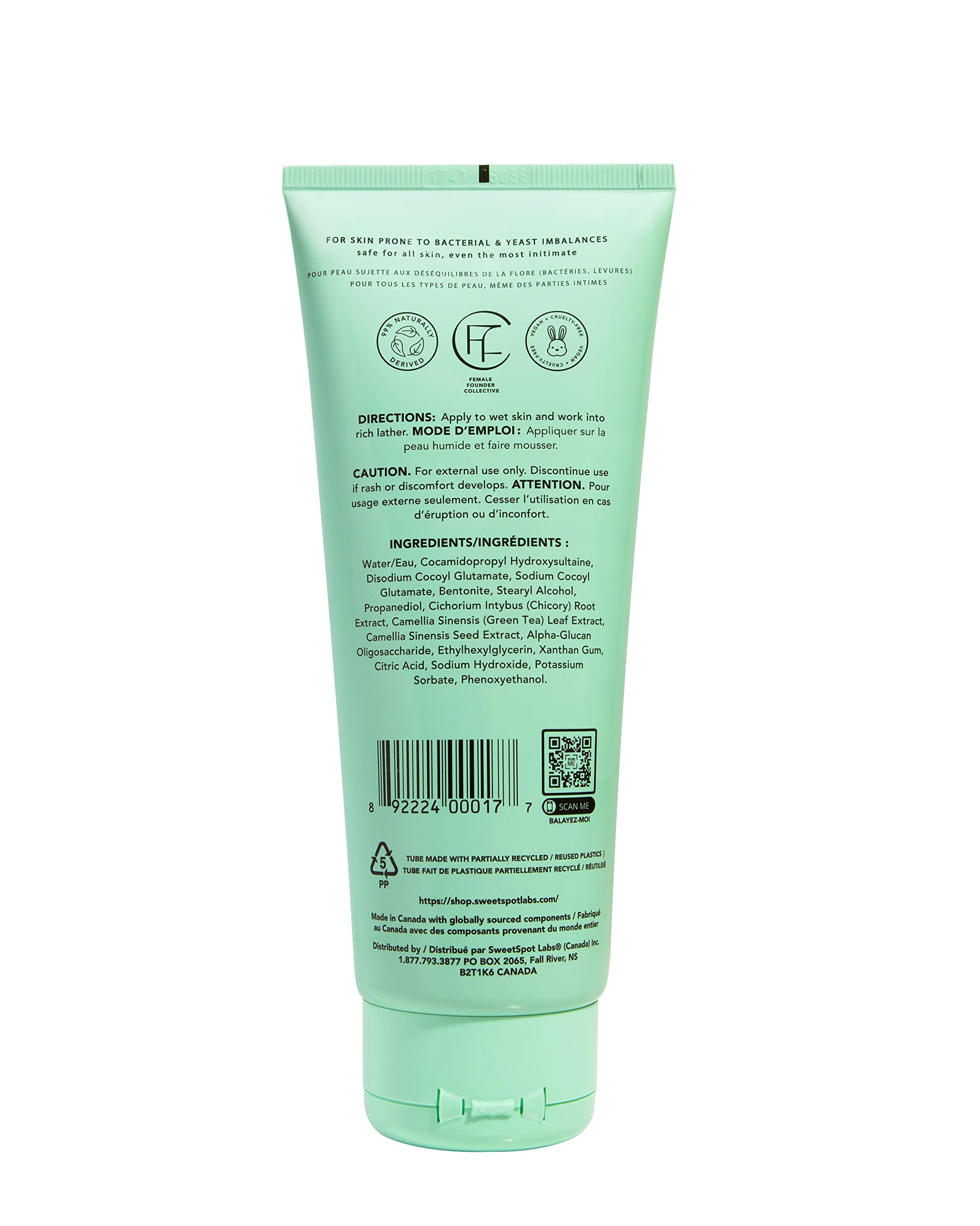 SweetSpot Labs Microbiome Balancing Feminine Wash, Clean, Gynecologist Tested & Approved SweetSpot Labs uk supplements