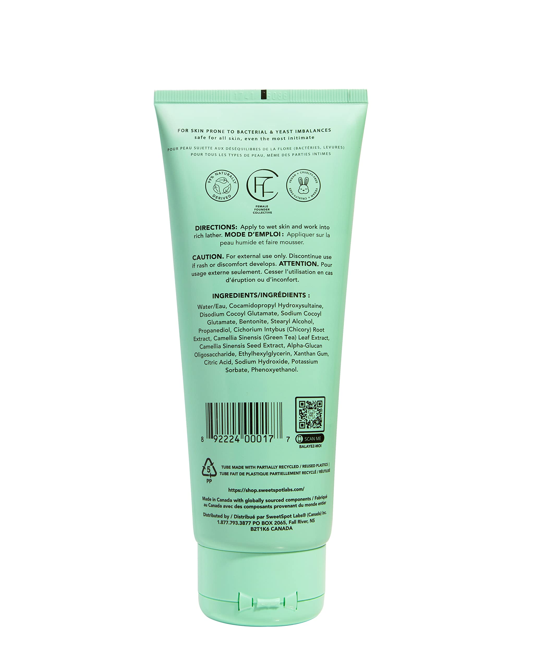SweetSpot Labs Microbiome Balancing Feminine Wash, Clean, Gynecologist Tested & Approved SweetSpot Labs uk supplements