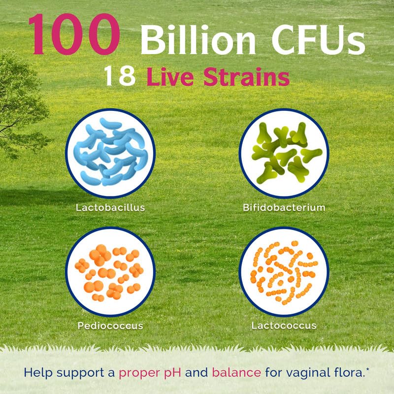 Innate Vitality Women’s Probiotics, 100 Billion CFUs 18 Strains, with Cranberry, Vitamin C Innate Vitality uk supplements