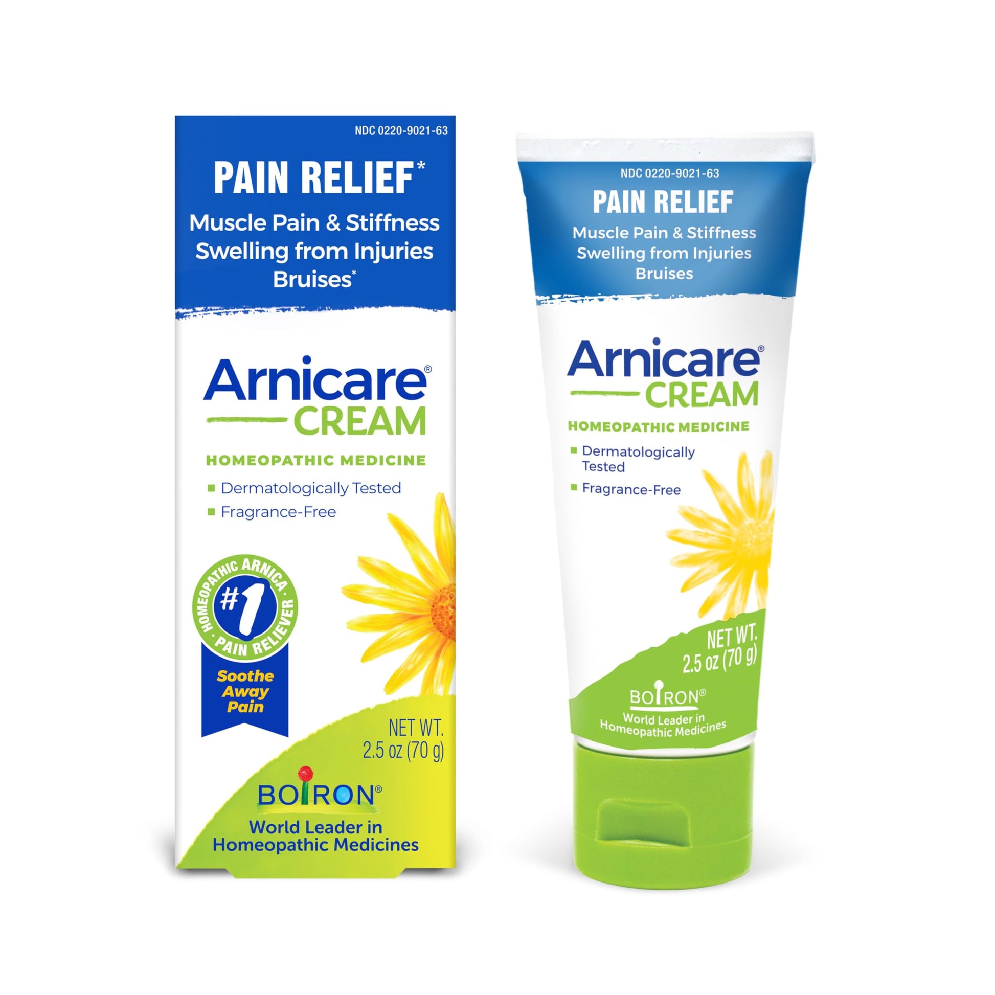 Boiron Arnicare Cream Natural Soothing Relief for Joint Pain, Muscle Pain, Swelling, Soreness, and Stiffness - Fast Absorbing and Fragrance-Free - 2.5 oz Boiron uk supplements
