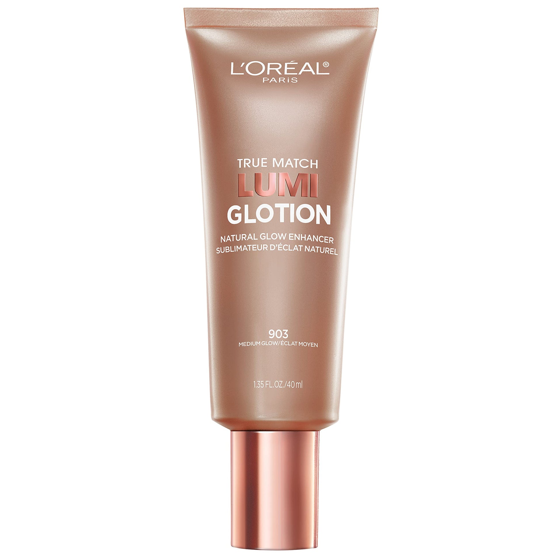 L'Oreal Paris Makeup True Match Lumi Glotion, Natural Glow Enhancer, Illuminator Highlighter, Bronzing Drops For a Sun-Kissed Glow, 903 Medium L'Oreal Paris uk supplements