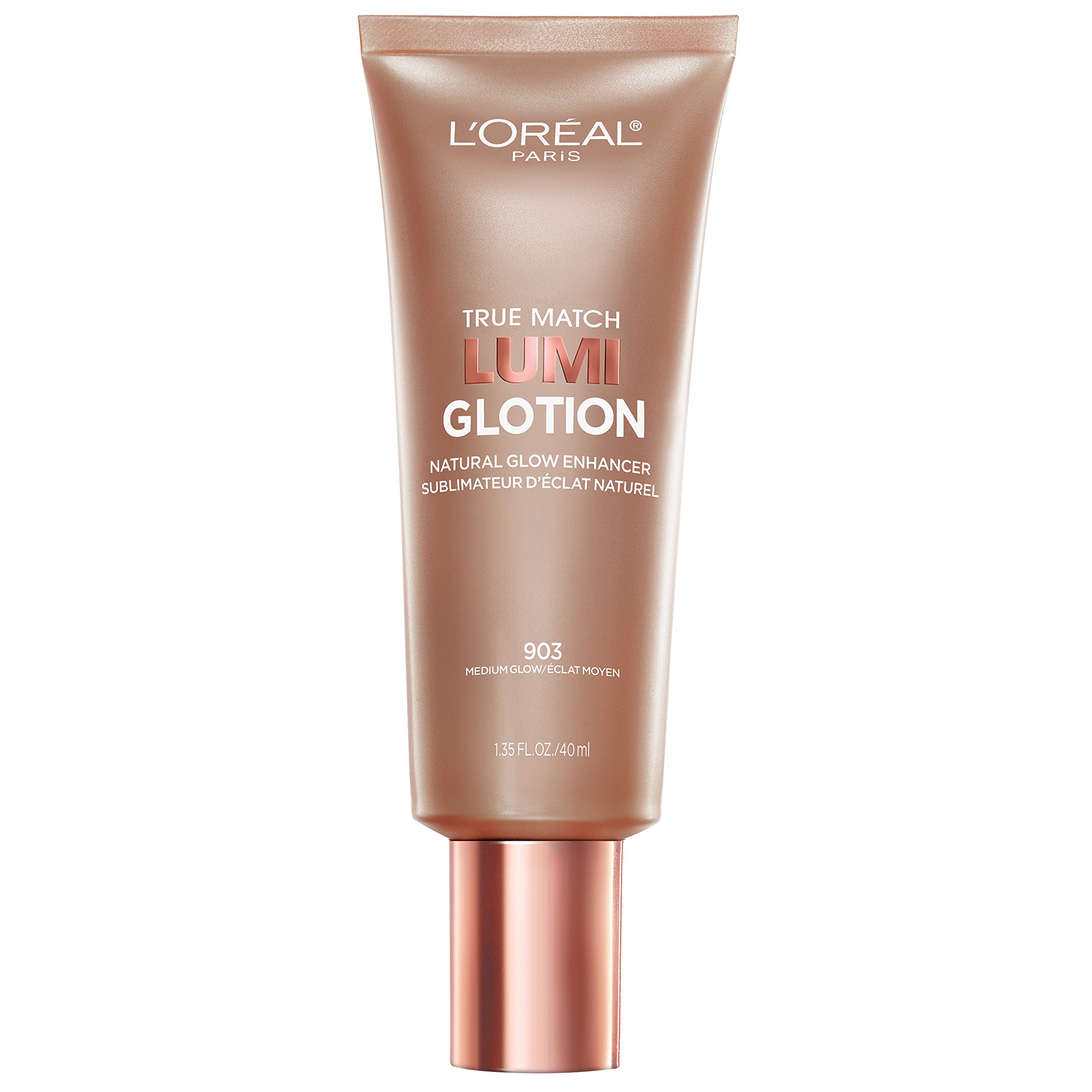 L'Oreal Paris Makeup True Match Lumi Glotion, Natural Glow Enhancer, Illuminator Highlighter, Bronzing Drops For a Sun-Kissed Glow, 903 Medium L'Oreal Paris uk supplements