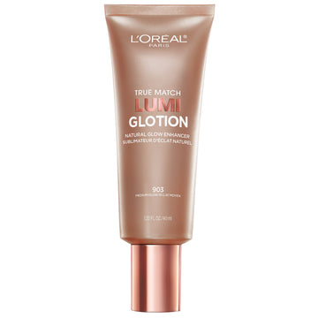 L'Oreal Paris Makeup True Match Lumi Glotion, Natural Glow Enhancer, Illuminator Highlighter, Bronzing Drops For a Sun-Kissed Glow, 903 Medium L'Oreal Paris uk supplements