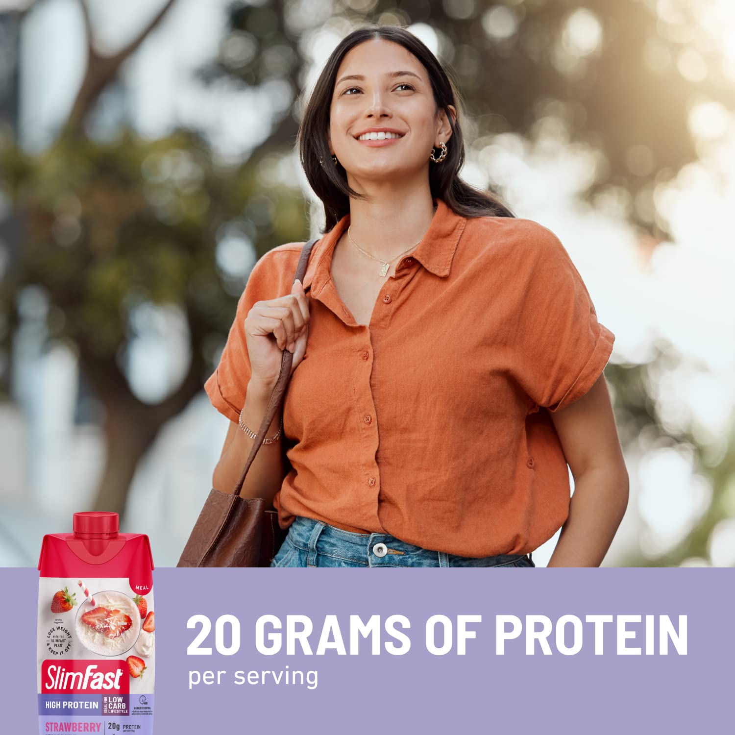 SlimFast Protein Shake, Strawberry- 20g Protein, Meal Replacement Shake Ready to Drink SlimFast uk supplements