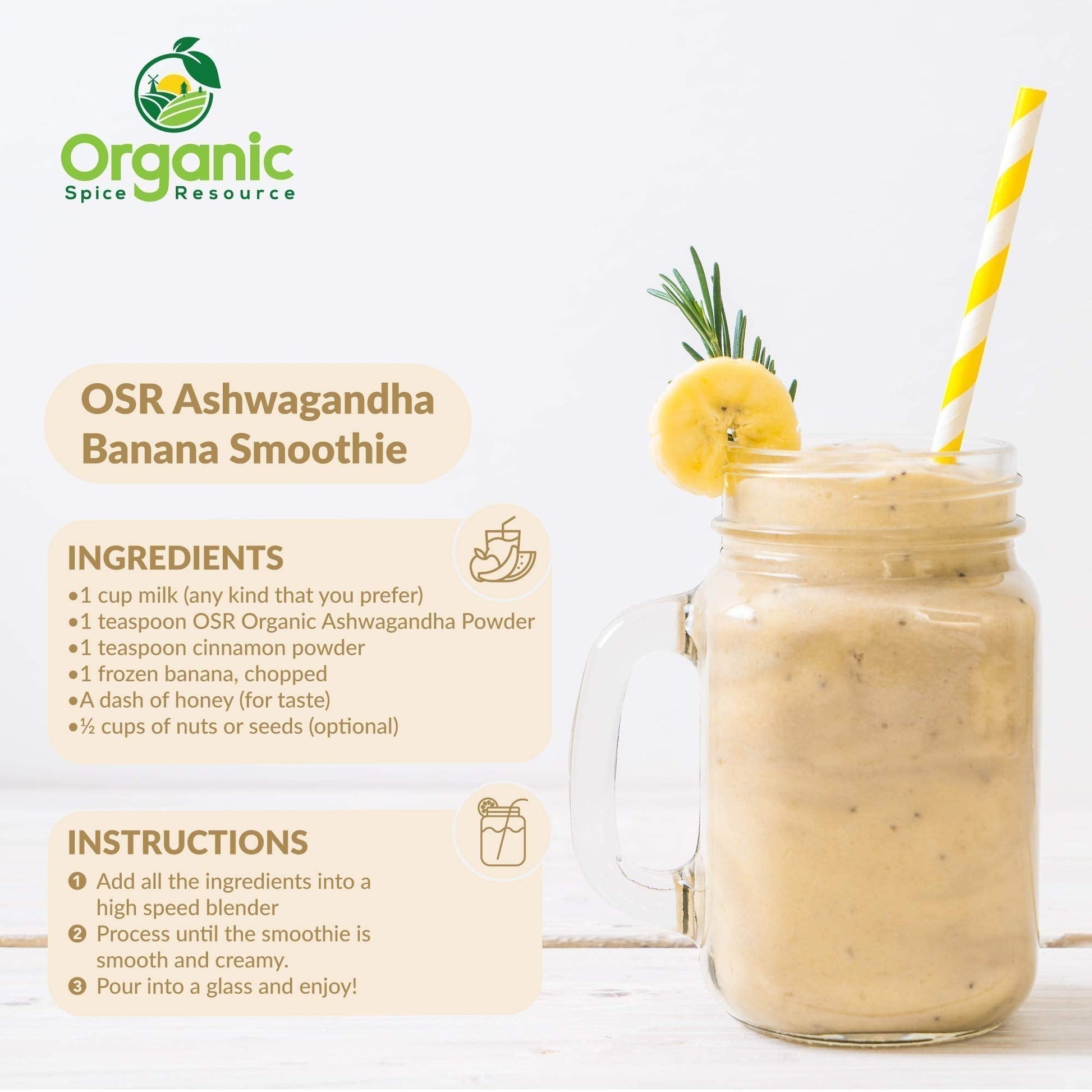 Organic Ashwagandha Root Powder - 1.10 lbs (17.64 oz) | Resealable Kraft Bag,Non-GMO, Indian Ginseng, Withania Somnifera -100% Raw from India, by SHOPOSR Organic Spice Resource uk supplements