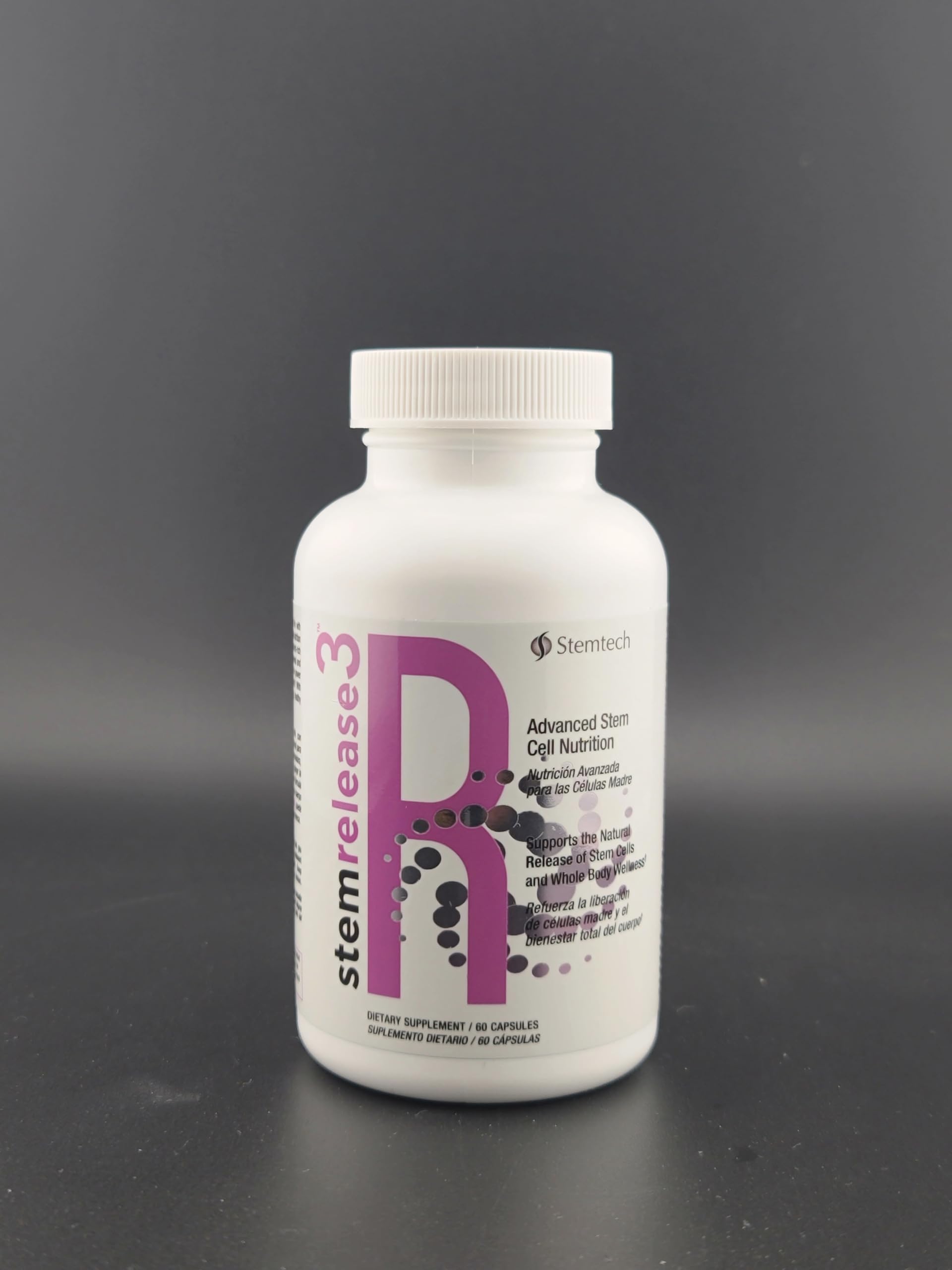 Stemtech Stemrelease3 Cutting-Edge Stem Cell Nutrition for Natural Renewal and Youthful Vitality, Exclusive Blend for Enhanced Telomere Health, 60 Capsules StemTech uk supplements