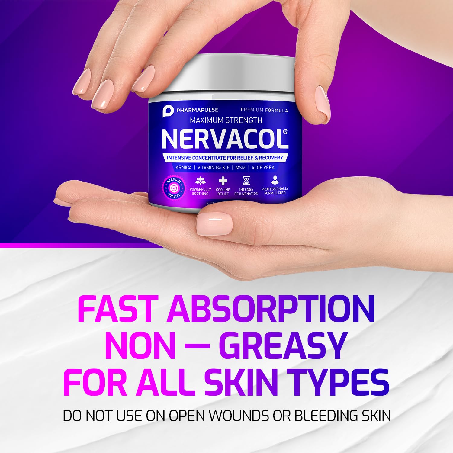 Neuropathy Nerve Therapy & Relief Cream - Maximum Strength Relief Cream for Foot Pharmapulse uk supplements