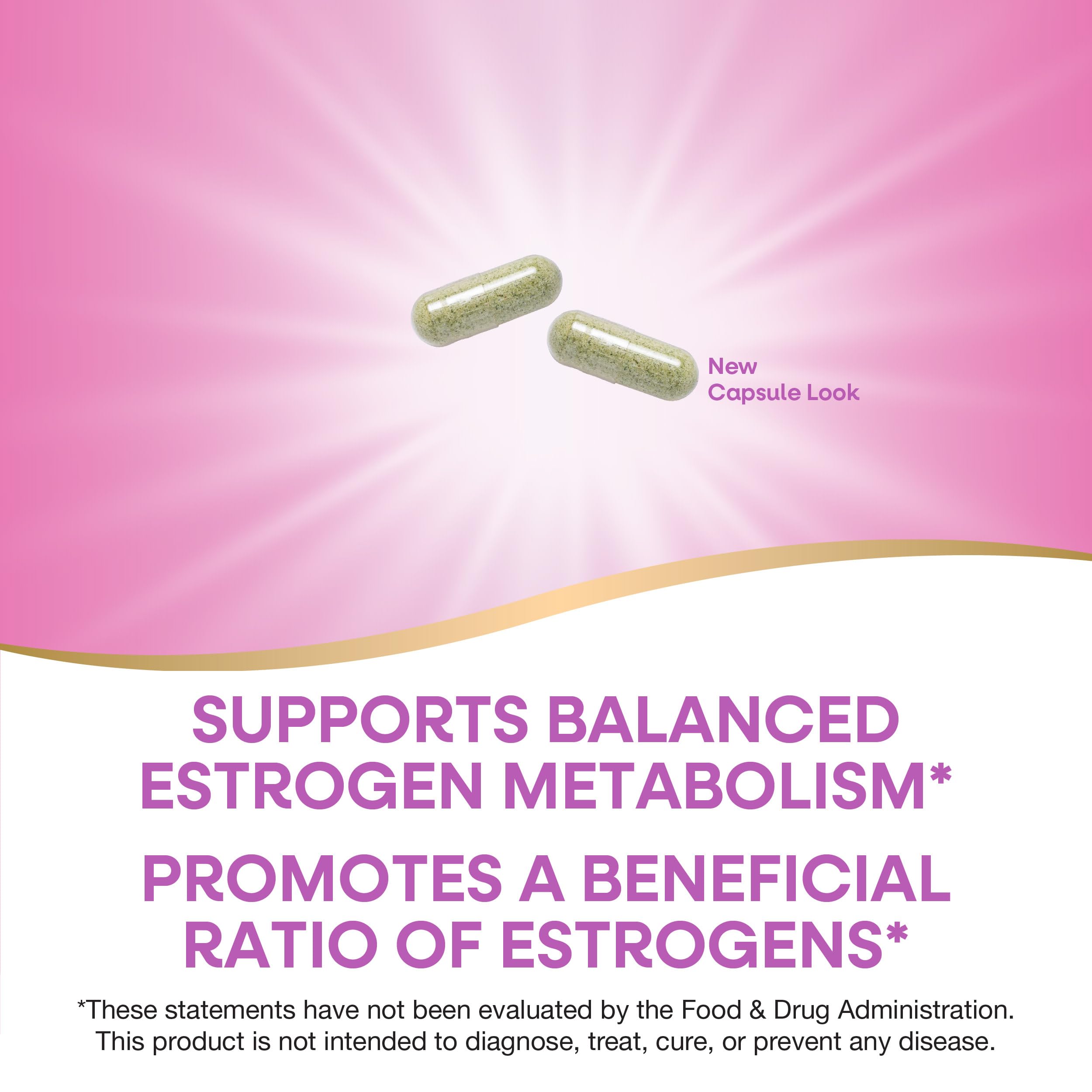 Nature's Way DIM-Plus, DIM Supplement, Supports Balanced Estrogen Metabolism*, Supports Estrogen Hormone Balance*, Diindolylmethane, 120 Vegan Capsules Nature's Way uk supplements
