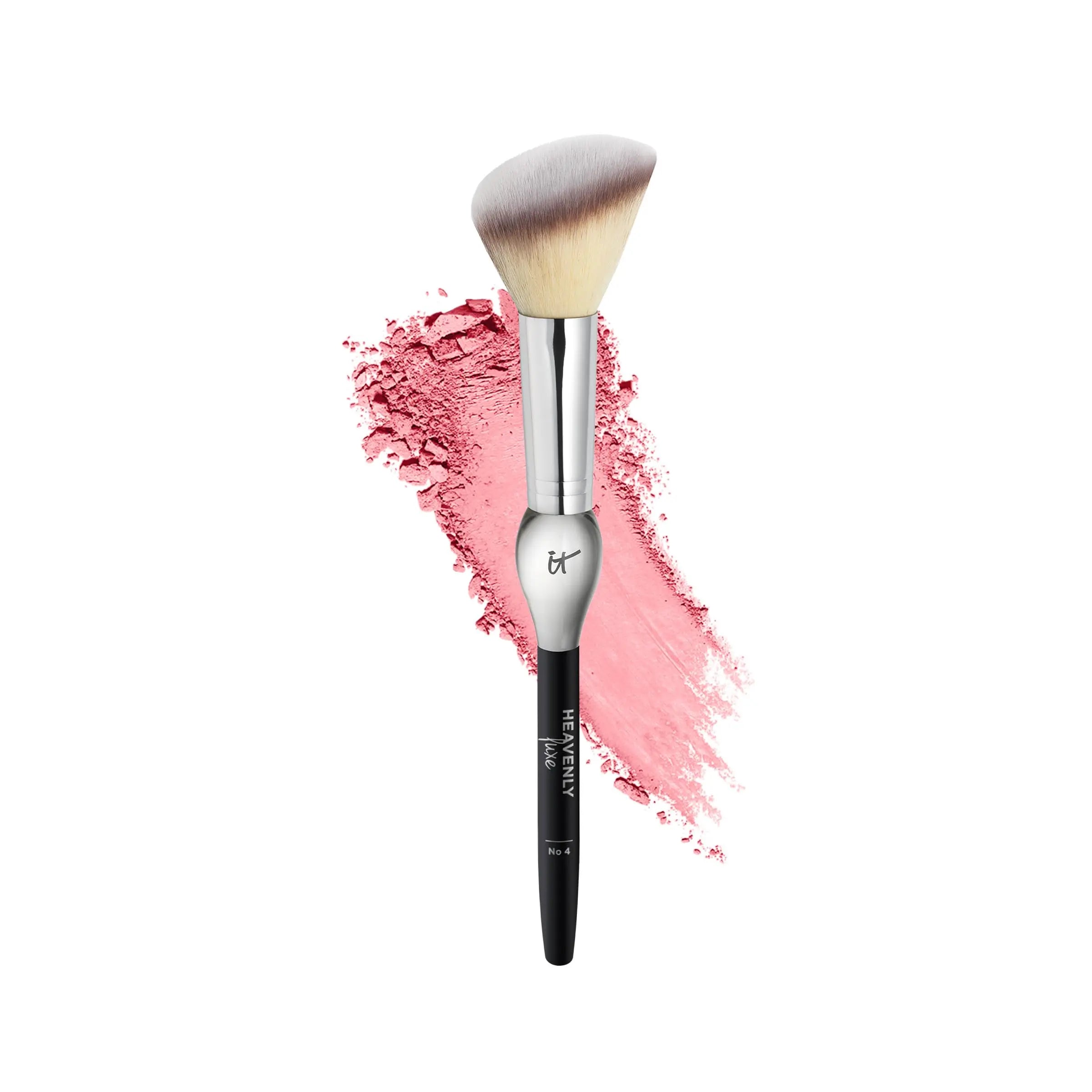 IT Cosmetics Heavenly Luxe French Boutique Blush Brush #4 - Angled Blush Brush for Cheeks - Liquid & Powder Blush Brush - Makeup Brush With Award-Winning Heavenly Luxe Hair IT Cosmetics uk supplements