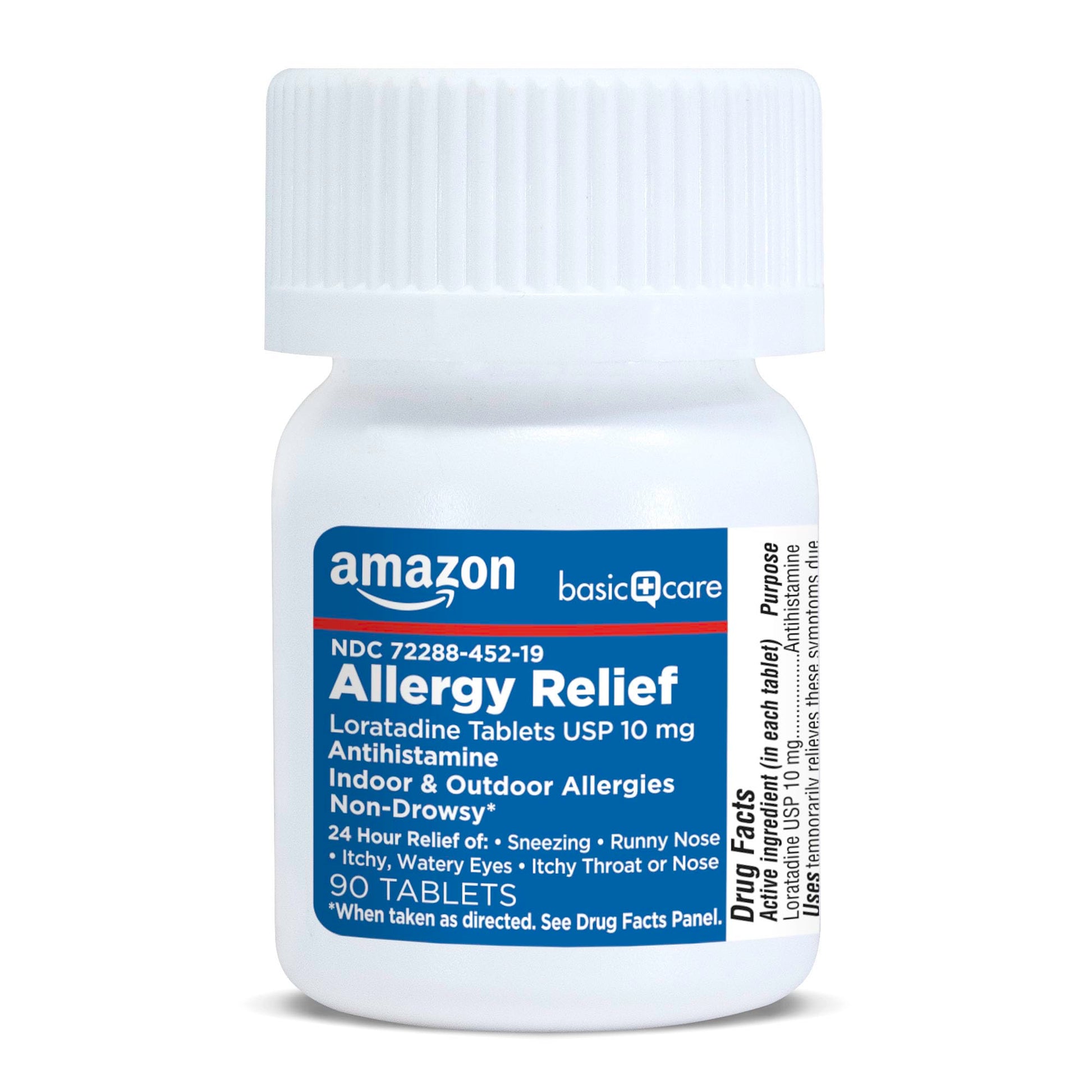 Amazon Basic Care Allergy Relief Loratadine Tablets 10 mg, 90 Count Amazon Basic Care uk supplements