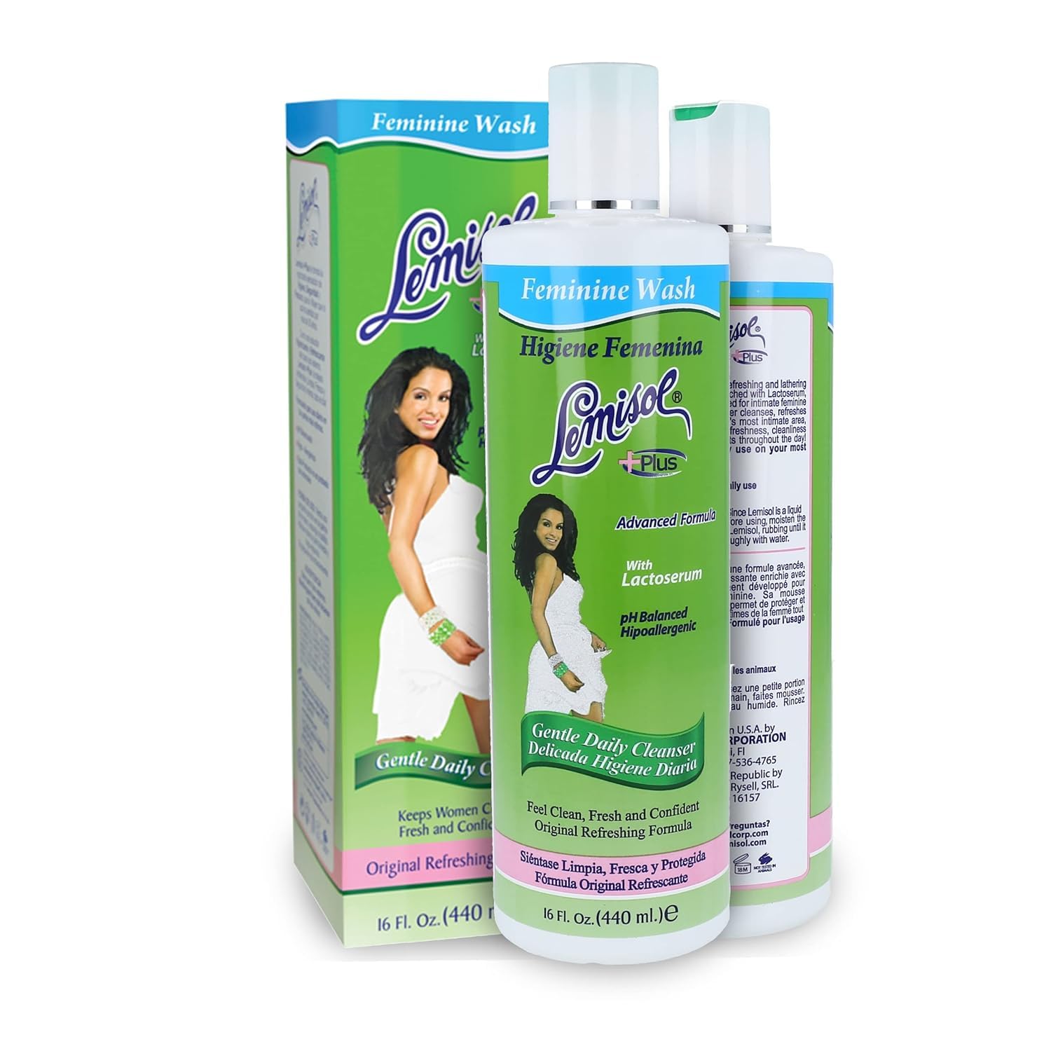Lemisol Plus Feminine Wash 16 oz (Pack of 5) Lemisol uk supplements