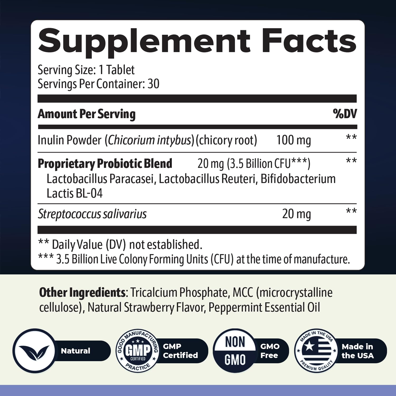 Nature’s NutriWave BrainSync Probiotic Supplement – Supports Daily Wellness & Gut-Brain Balance – 3.6 Billion CFU – 30 Dissolvable Tablets, 1 Month Supply Nature’s NutriWave uk supplements