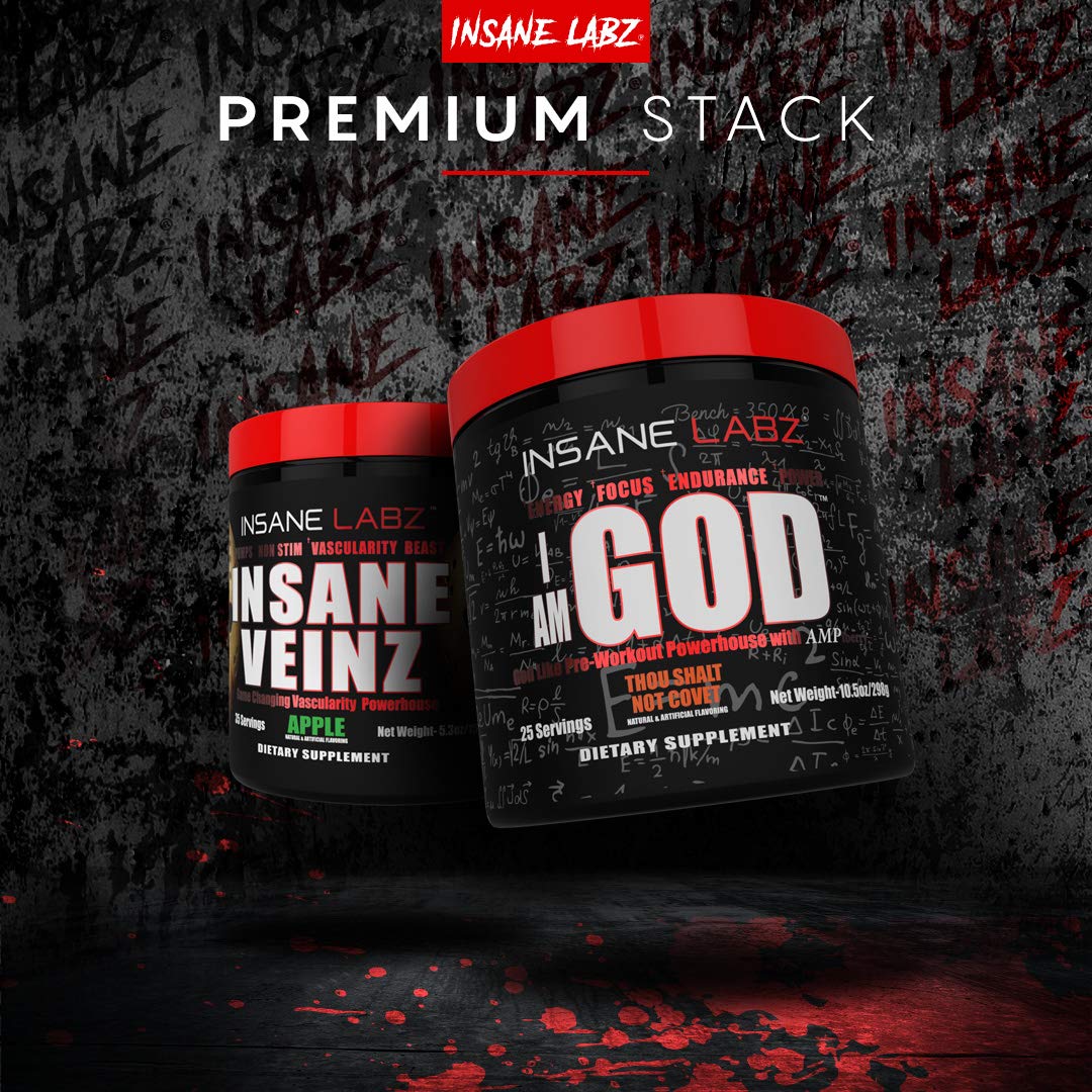 Insane Labz I am God Pre Workout, High Stim Pre Workout Powder Loaded with Creatine Insane Labz uk supplements