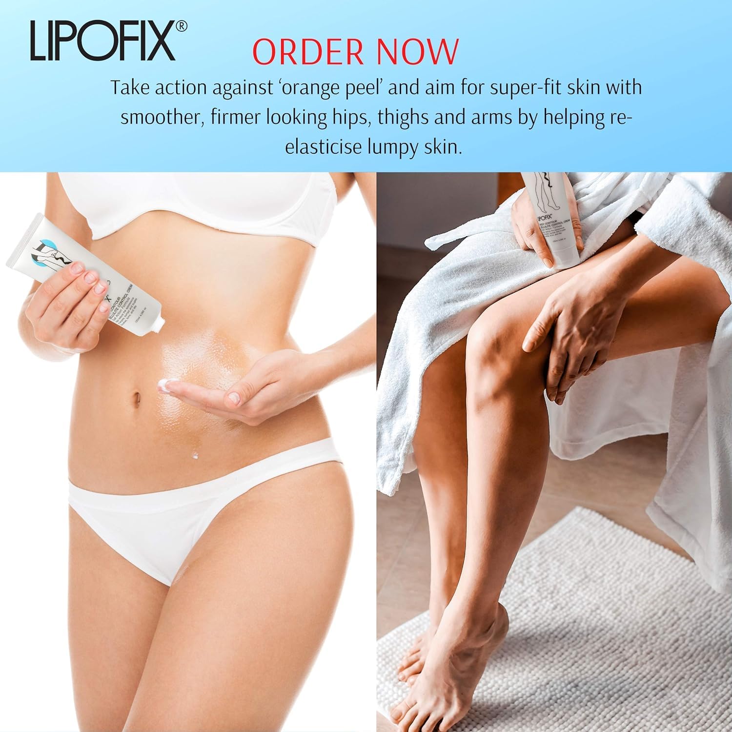 LIPOFIX Anti Cellulite Cream Luxurious Formula Body Contour Cream Effectively Tone LIPOFIX uk supplements