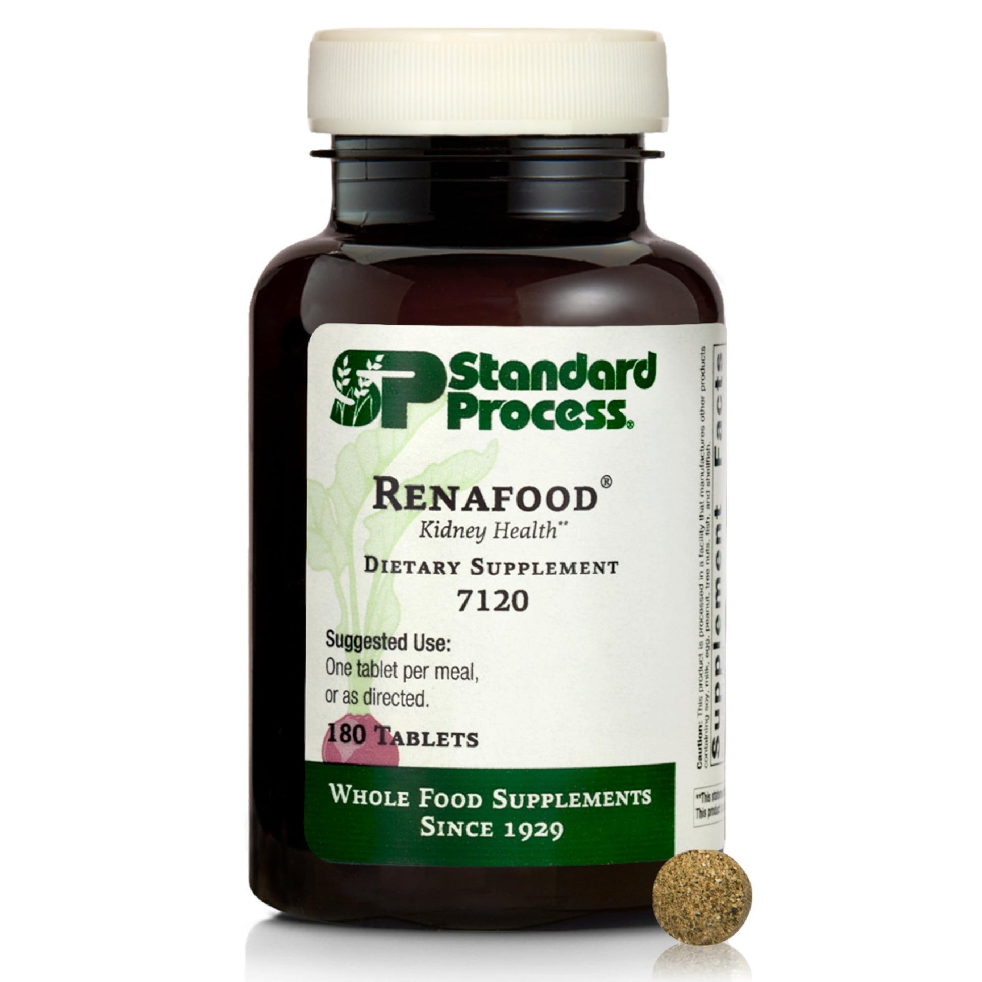 Standard Process Renafood - Supports Healthy Kidney Function & Antioxidant Activity - Contains Vitamins A - Non-Soy - 180 Tablets Standard Process Inc. uk supplements