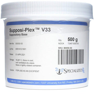 Supposi-Plex™ V33 Suppository Base (500g) SpecializedRx uk supplements