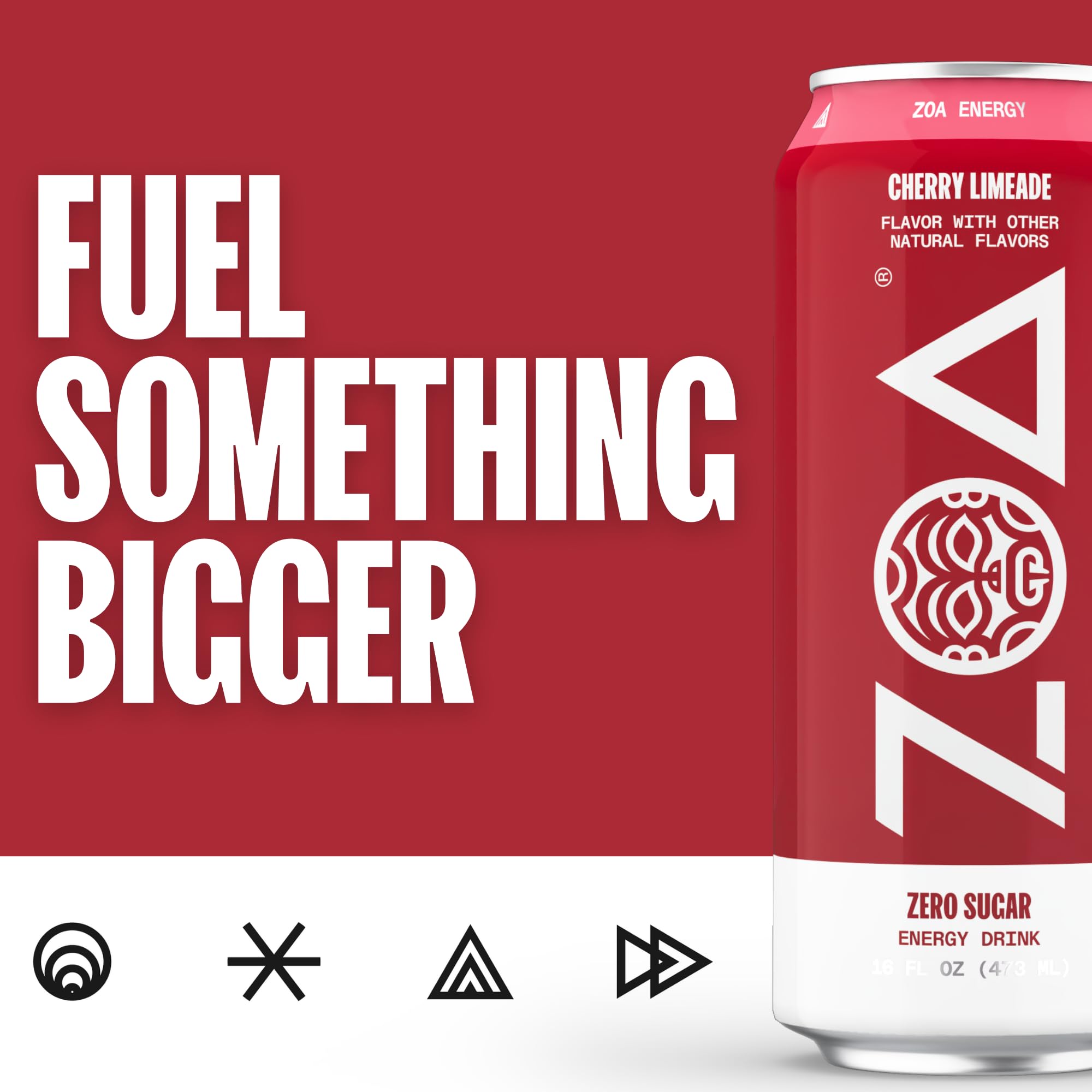 ZOA Energy Drink & Pre-Workout Powder Bundle, Cherry Limeade ZOA uk supplements