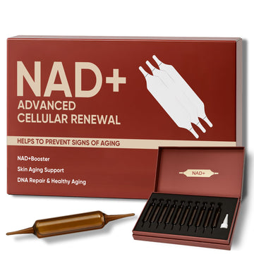 NAD+Advanced Cellular Renewal - 1200mg NAD+Liquid Supplements for Energy & Focus - 10 Vials (1) Lexenic uk supplements