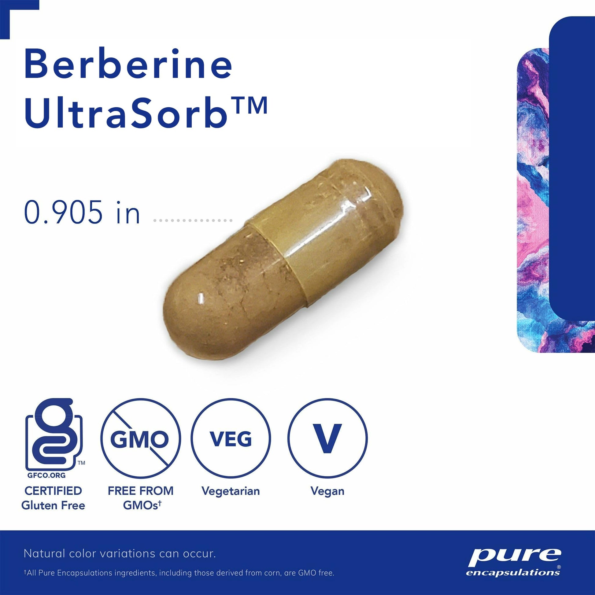 Pure Encapsulations Berberine UltraSorb | Enhanced Absorption Berberine | 60 Capsules Pure Encapsulations uk supplements
