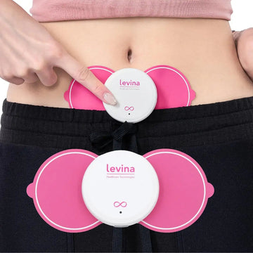 Levina Menstrual Period Relief Device - Wireless TENS Unit and Biocompatible Electrode Pads, Rechargeable, Magnetic Connection, Instant Cramp & PMS Relief, and Drug-Free, FSA HSA Eligible (RS-38) Levina uk supplements