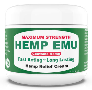 Hemp Emu Hemp Cream – 4oz Cream Hemp Emu uk supplements