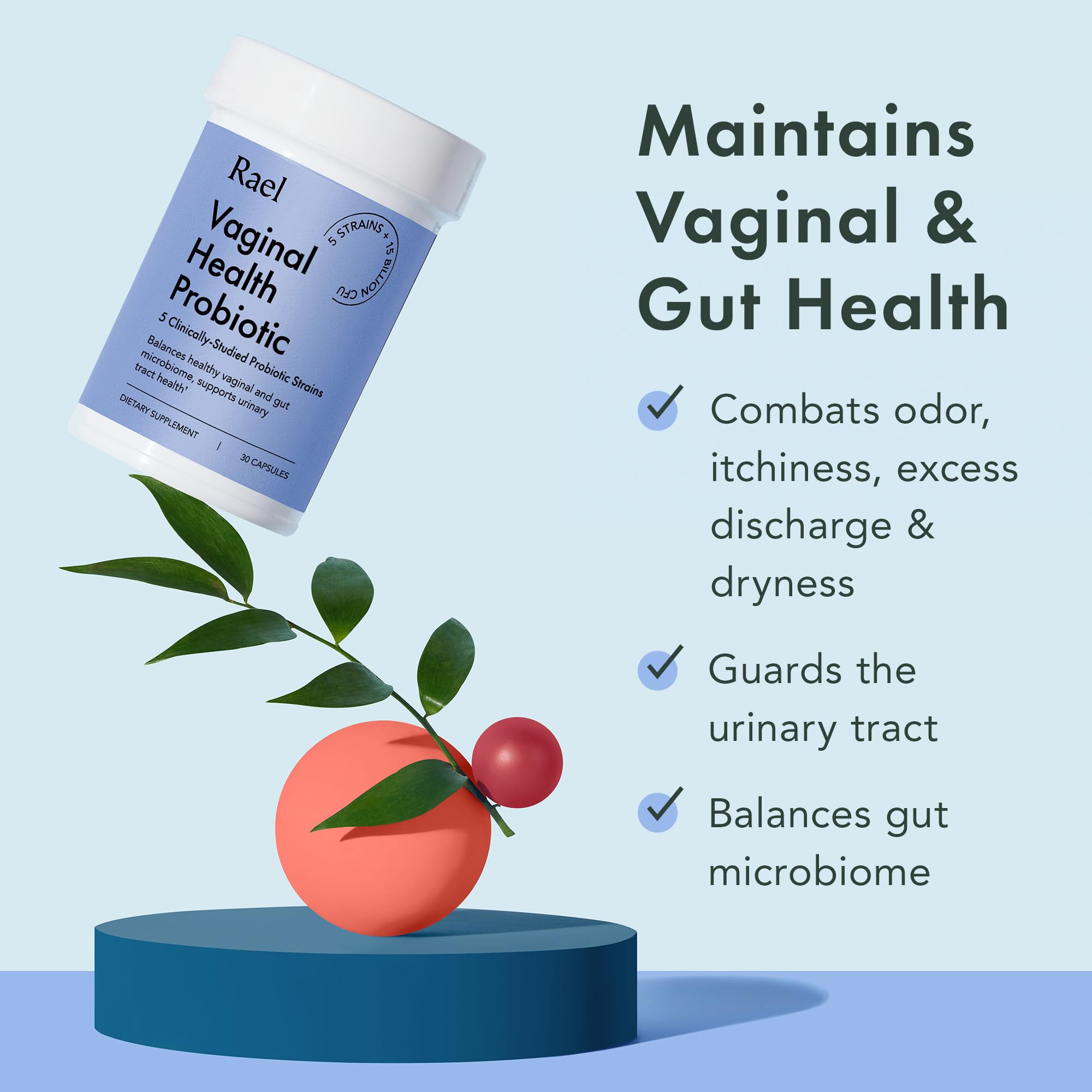 Rael Bundle - Probiotics Supplements for Women, Digestive Enzymes, Urinary Tract Health Rael uk supplements
