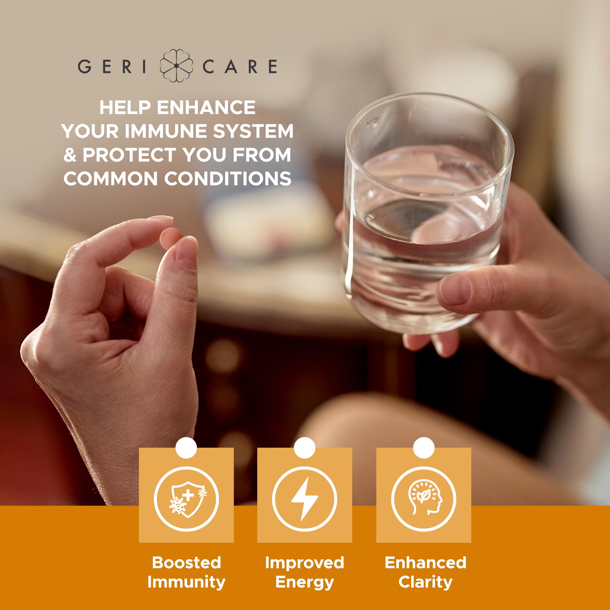 One-Daily Multivitamins with Minerals for Men & Women (100 Tablets) by GeriCare| High-Potency Multi-Vitamin & Multimineral Dietary Supplement for Immunity, Energy| Complete Daily Nutritional Support GeriCare uk supplements