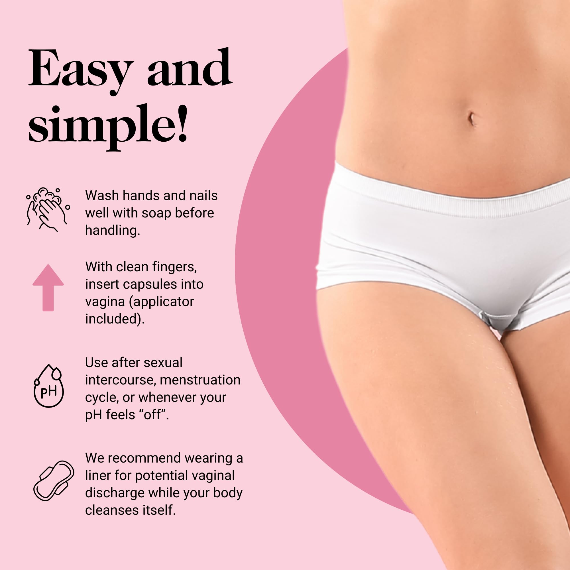Kushae Boric Acid Suppositories + Rapid Relief, All Natural Female Suppositories with Probiotics & Aloe Vera, Relieves Discomfort & Balances pH Level Bottle Only 21 Capsules Kushae uk supplements