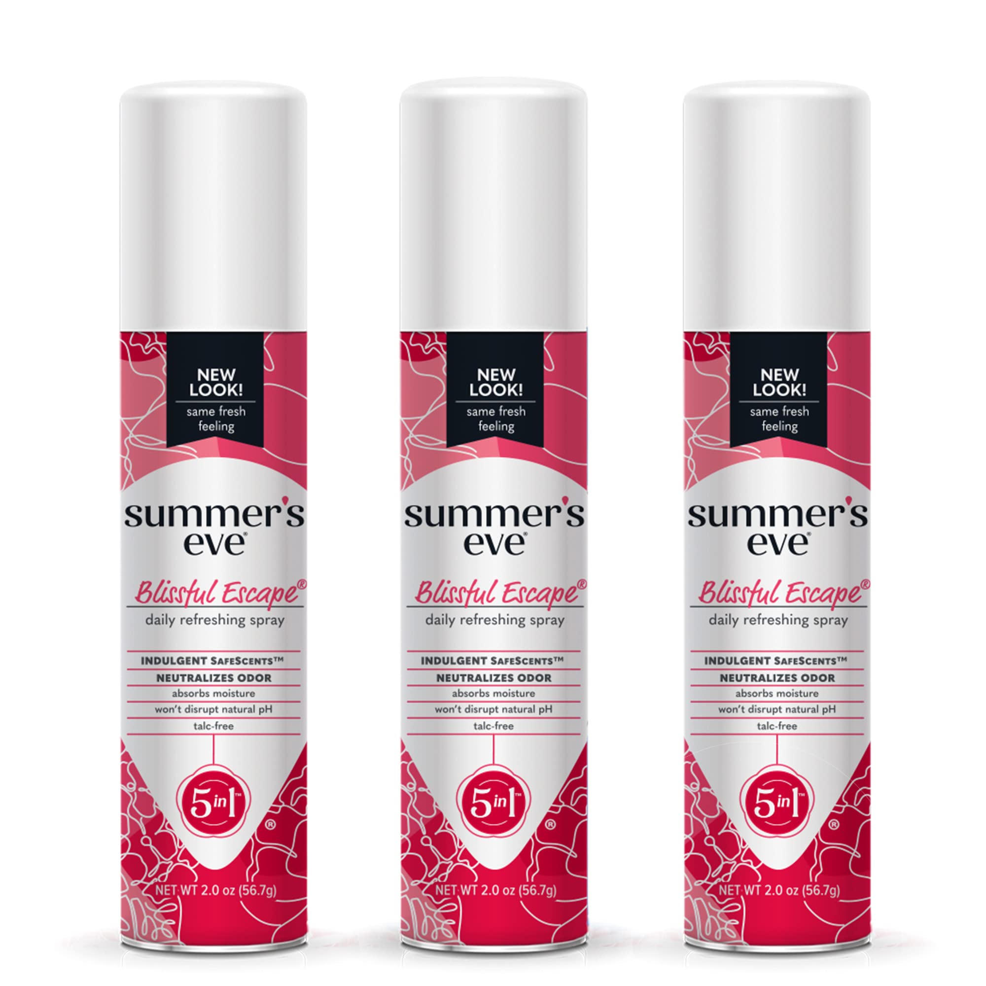 Summer's Eve Blissful Escape Daily Refreshing Feminine Spray, 2 oz, 3 Pack Summer's Eve uk supplements