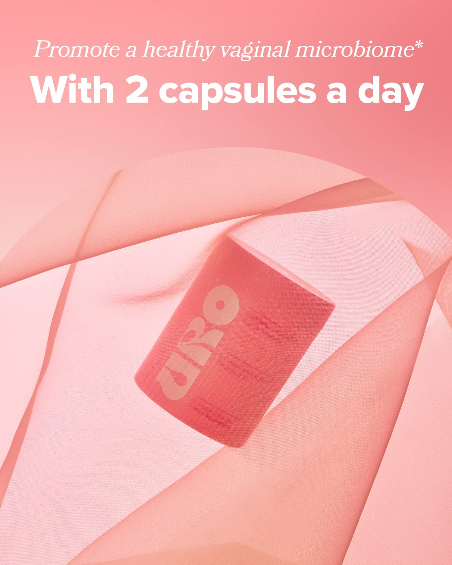 URO Vaginal Probiotics for Women pH Balance with Prebiotics & Lactobacillus Probiotic Blend O Positiv uk supplements