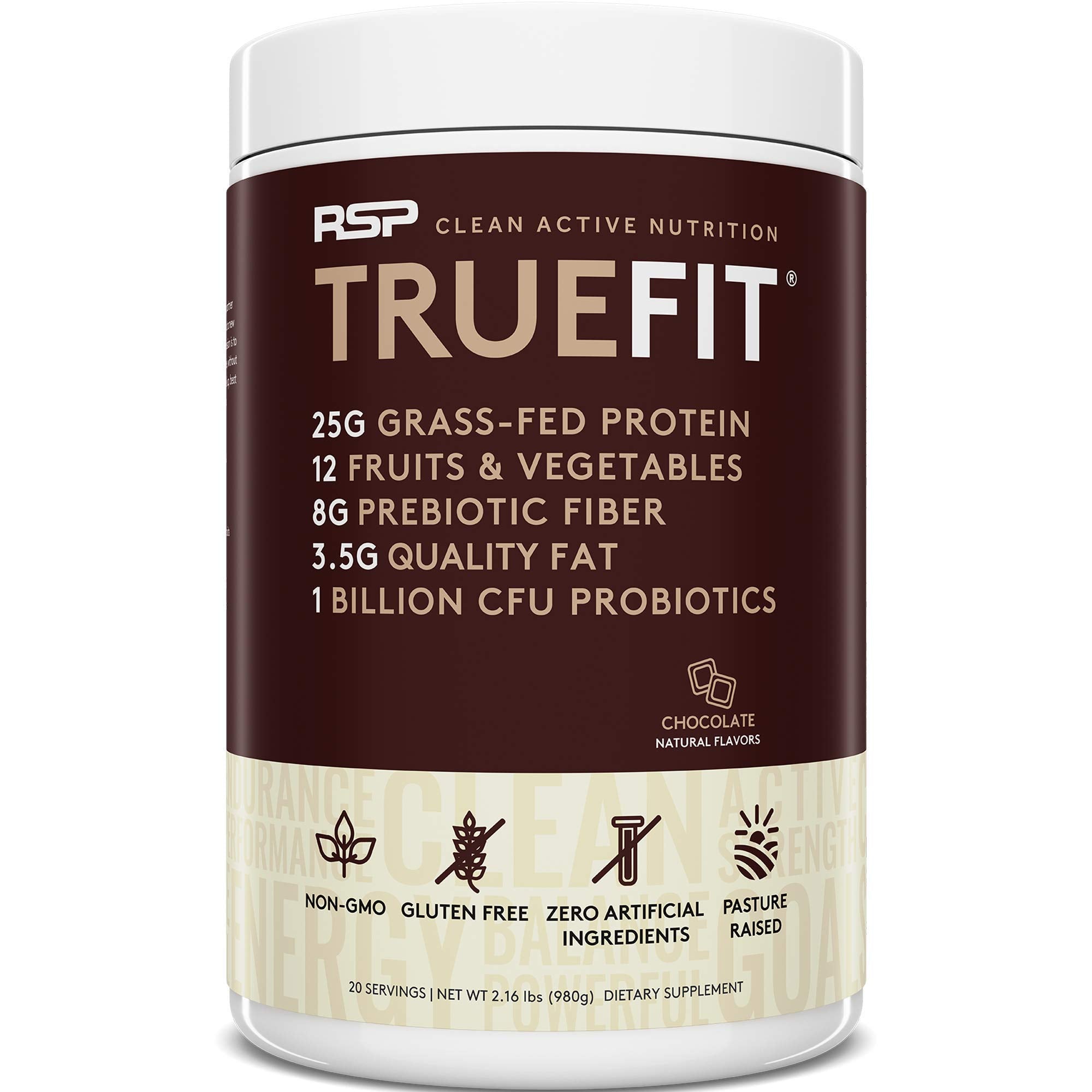 RSP NUTRITION TrueFit Protein Powder (Chocolate 2 LB) with AminoLean Pre Workout RSP NUTRITION uk supplements