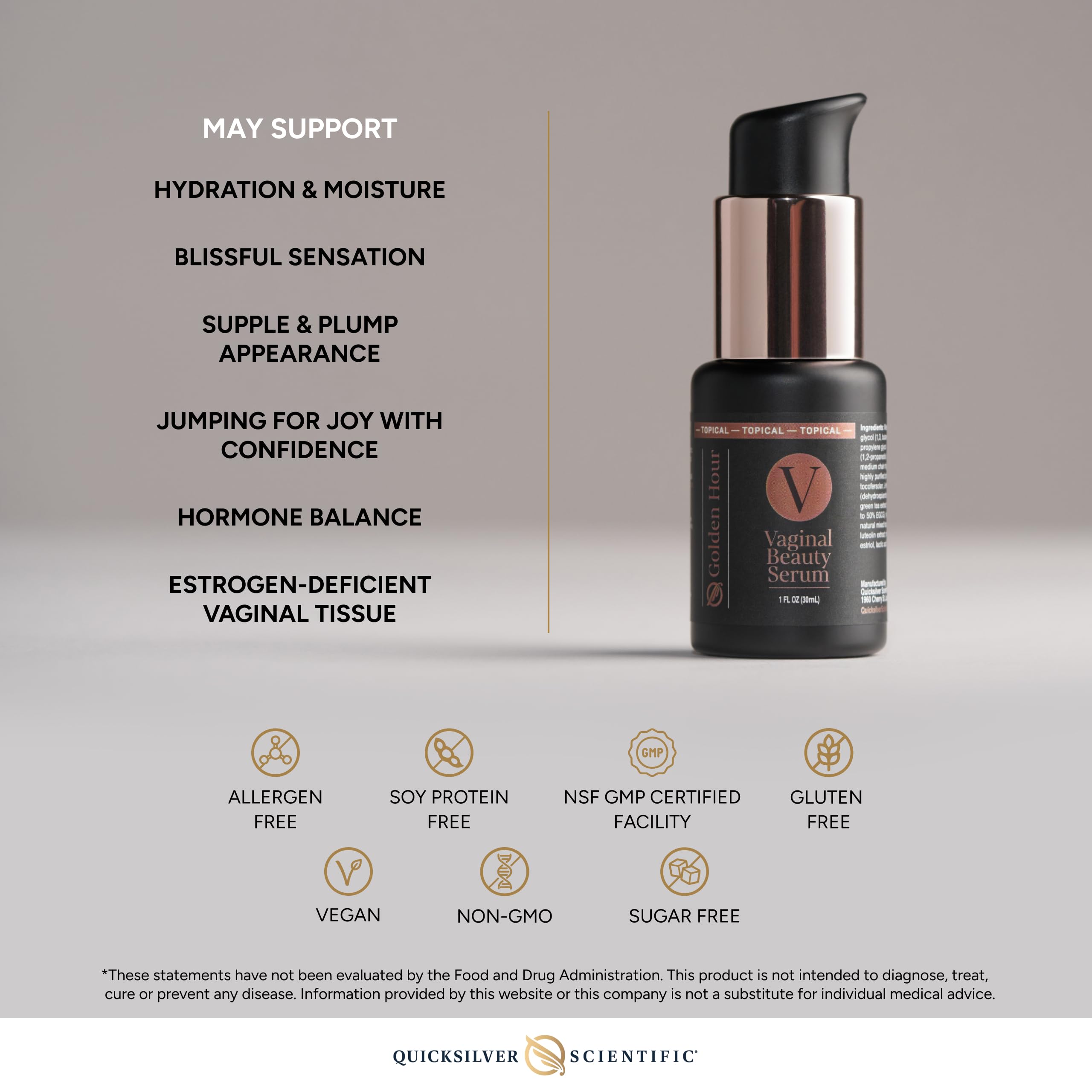 Quicksilver Scientific Vaginal Beauty Serum 1 fl oz (30ml) Quicksilver Scientific uk supplements