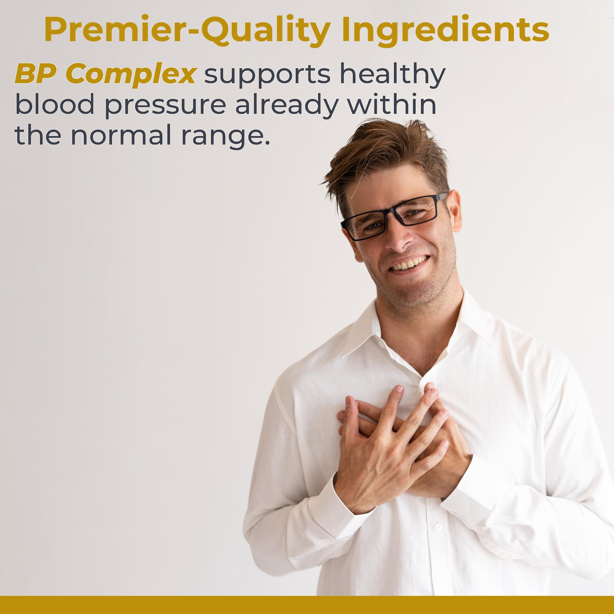 Premier Research Labs Premier BP Complex - Heart Health Supplements, BP Formula, Garlic Allicin Supplement, Natural Herbal BP Support Pills with Reishi & Cayenne Pepper - 60 Vegetarian Capsules Premier Research Labs uk supplements