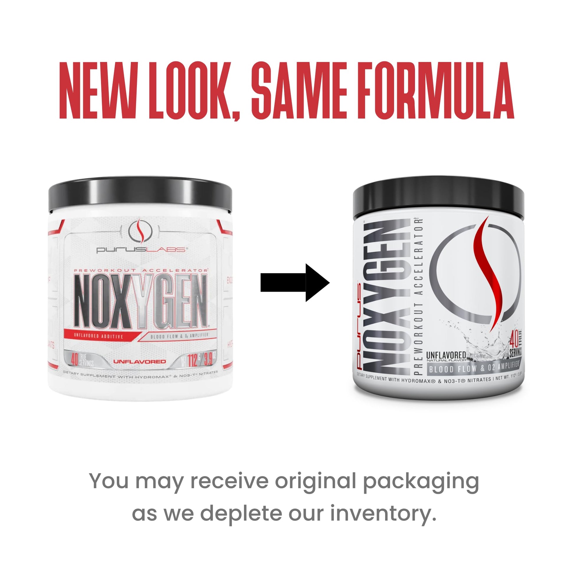 Purus Labs NOXYGEN Powder, 40 Servings (Unflavored) Purus Labs uk supplements