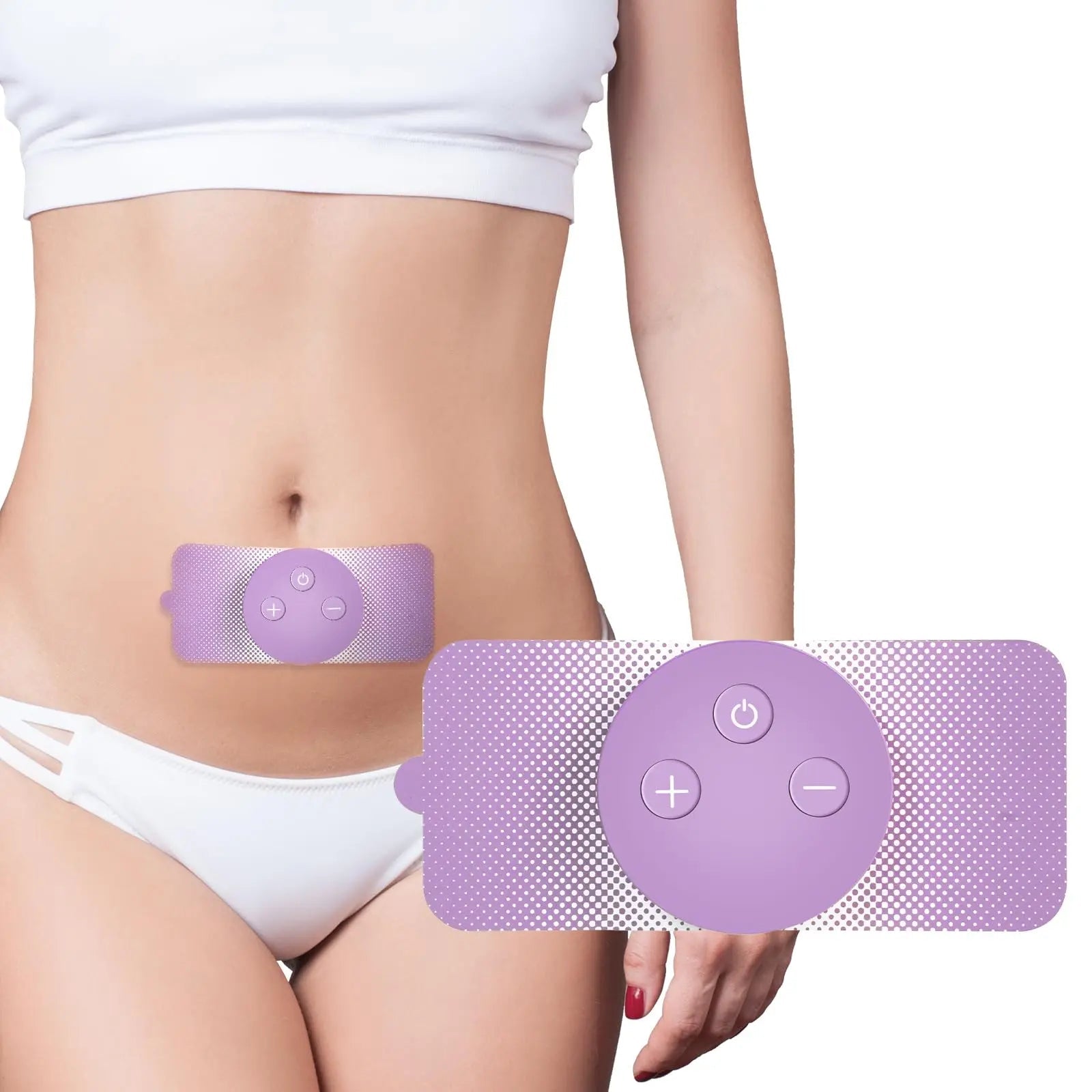 JUSTWILL Wireless Portable Period Cramps Pain Relief Simulator with 3 Modes 30 Intensity Rechargeable TENS Unit for Menstrual Cramp Relief Home Medical Device,Gift for Women Wife Girlfriend Girl JUSTWILL uk supplements