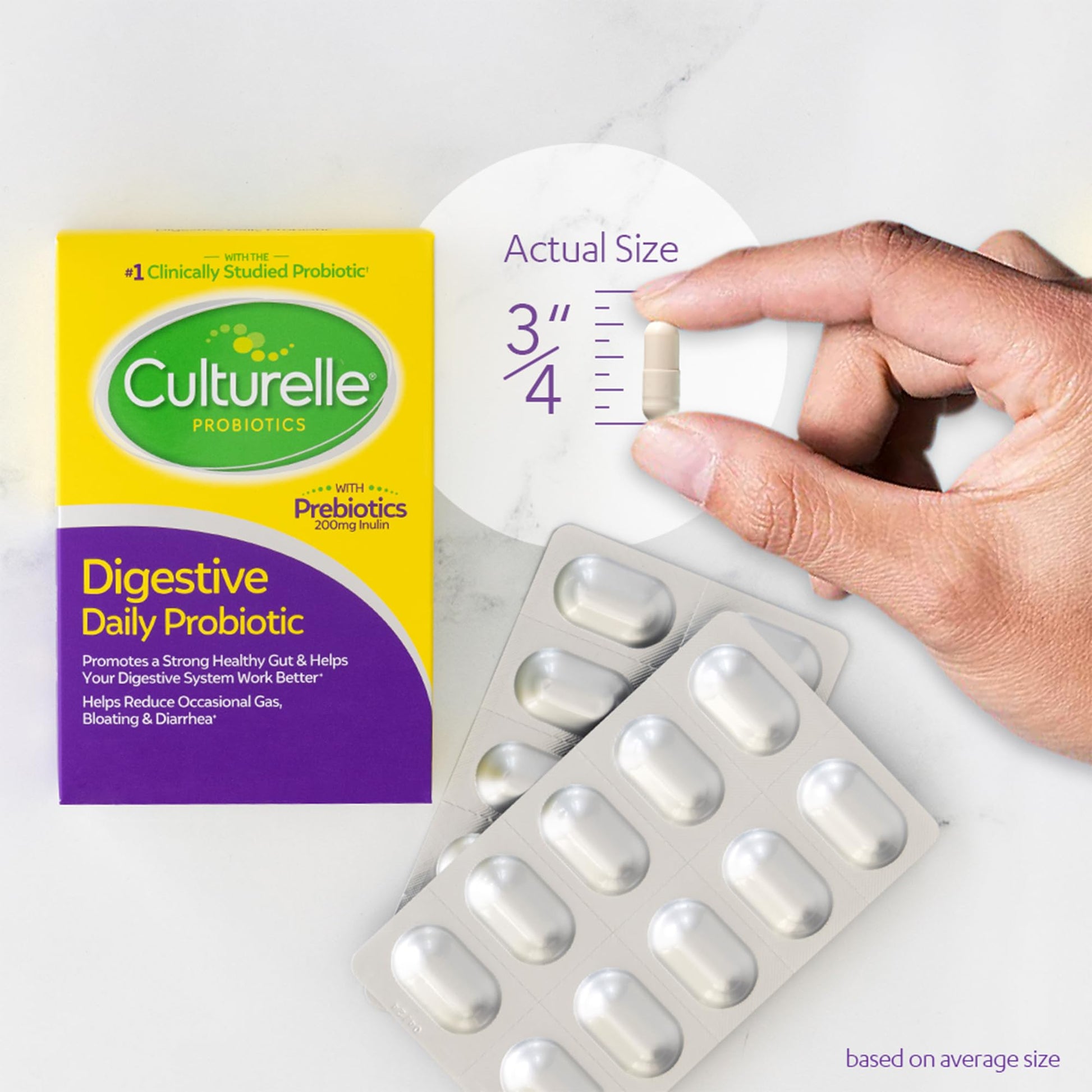 Culturelle Daily Probiotic Capsules For Men & Women, Most Clinically Studied Probiotic Culturelle uk supplements