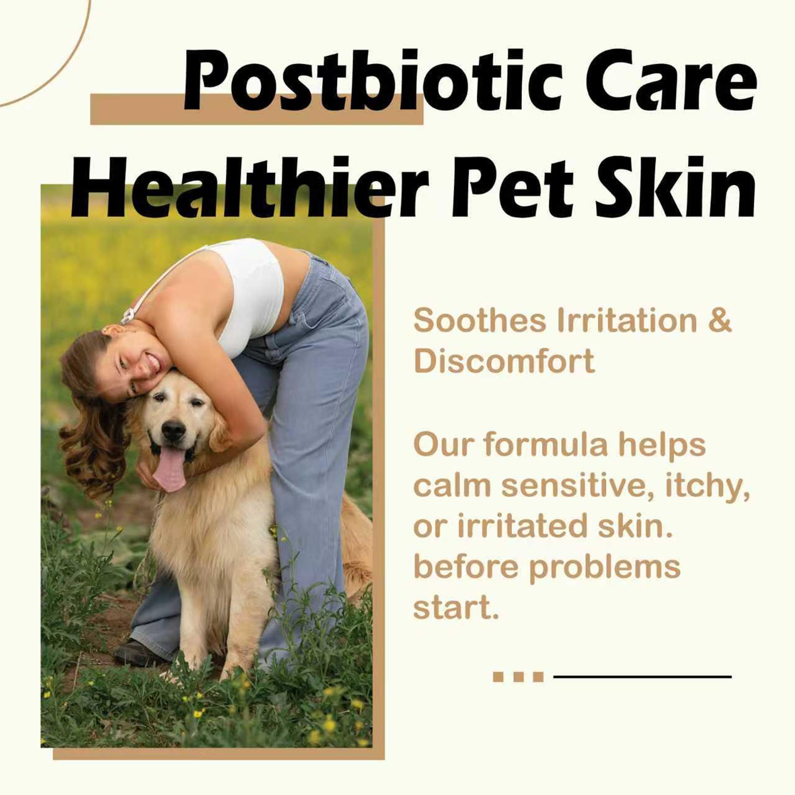 NUVON Pet Skin Soothing Spray, Postbiotics Restoration Spray for Dogs & Cats, Reduce Irritation, Rebuild Skin Barrier - 3.38 fl oz Lwefao uk supplements