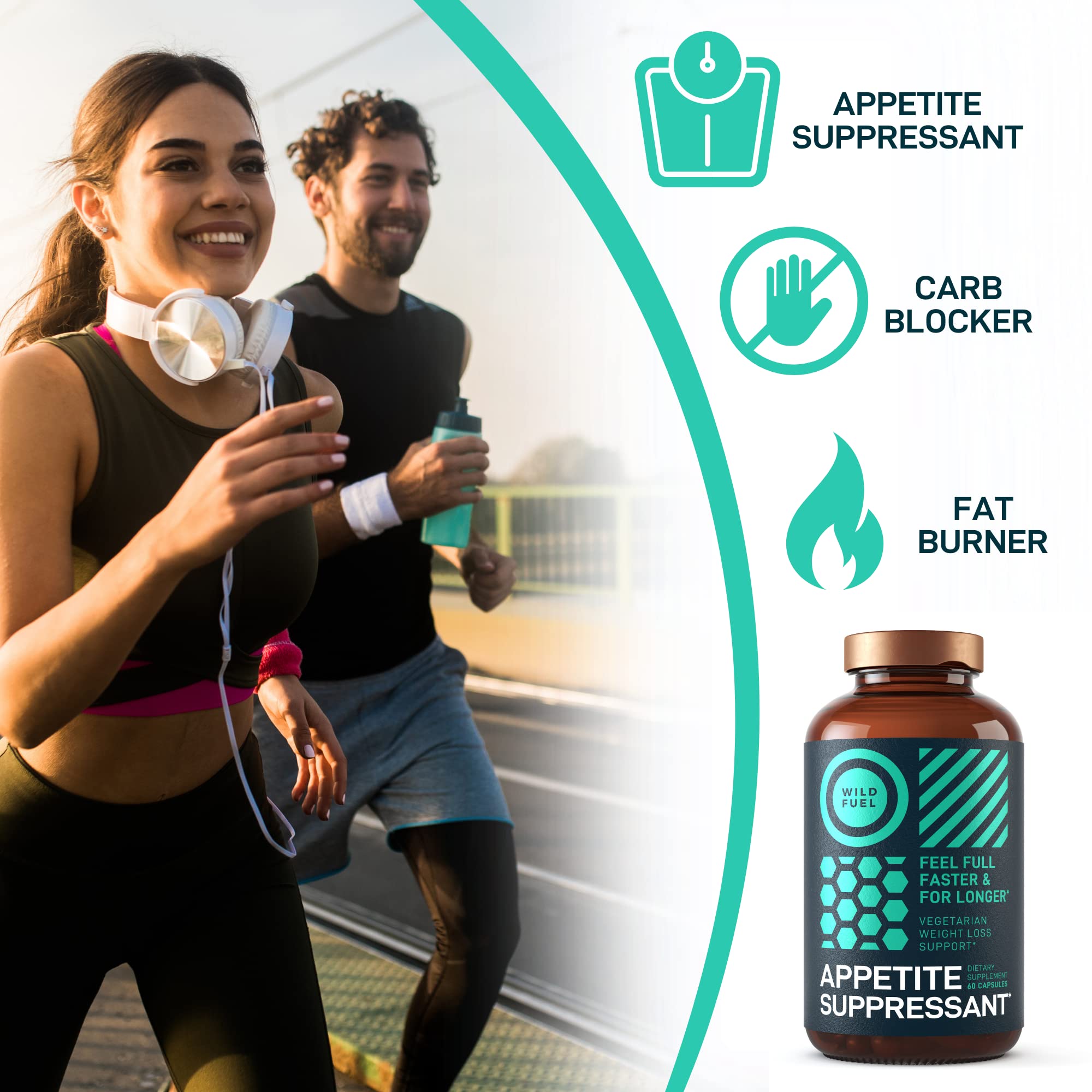Appetite Suppressant for Weight Loss, Hunger Suppressant - Diet Pills That Work Fast WILD FUEL uk supplements
