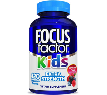 Focus Factor Kids Extra Strength Daily Chewable for Brain Health Support, 120 Count – Vitamins - Quality Formula Focus Factor uk supplements