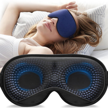 YFONG Weighted Sleep Mask, Women Men 3D Eye Mask Blocking Lights YFONG uk supplements
