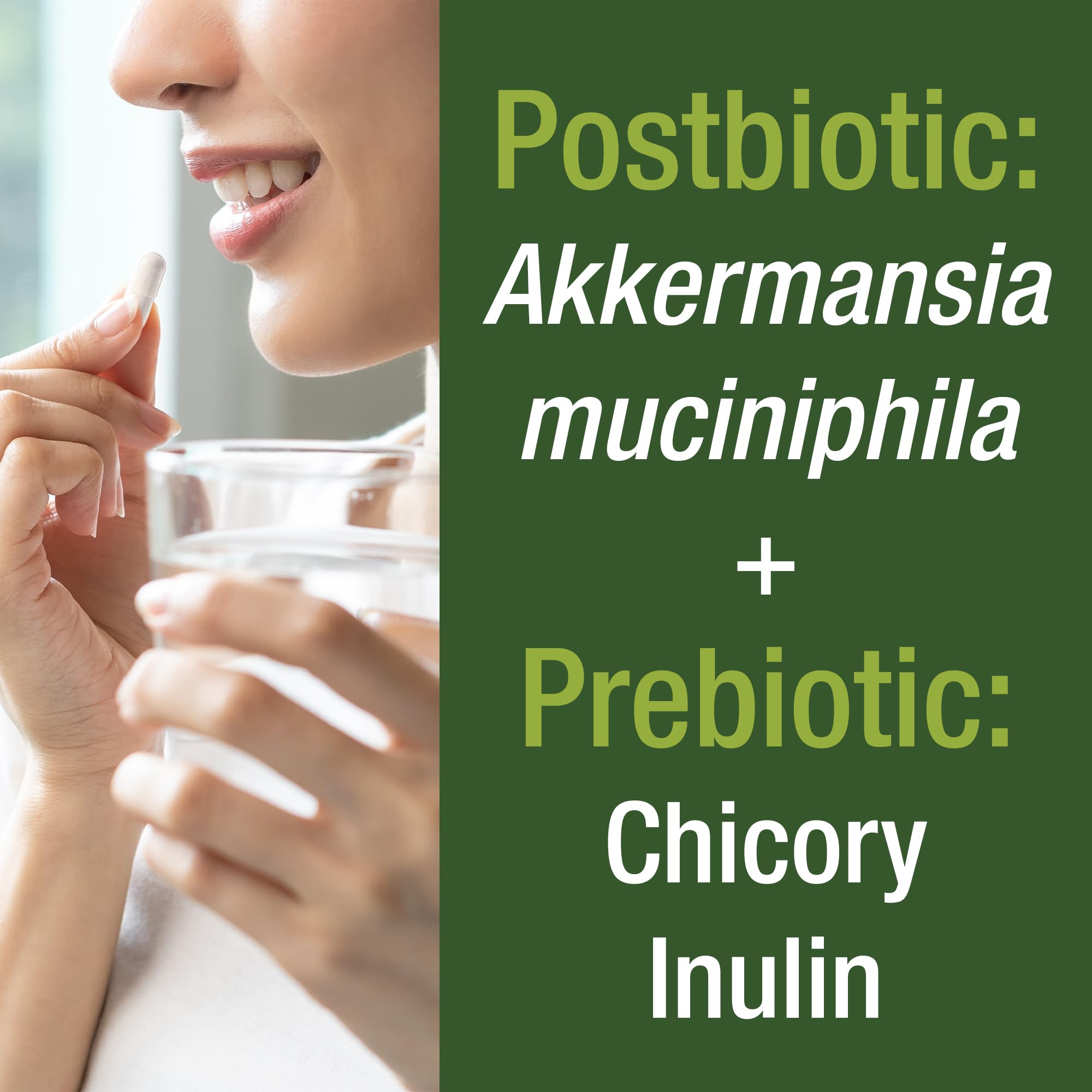 Akkermansia Probiotic to Increase GLP-1 Production. Ultra High Strength Akkermansia Muciniphila Live Strain with Prebiotic Fiber for Gut Health & Microbiome Balance. Delayed Release, 3rd Party Tested Peak Performance uk supplements