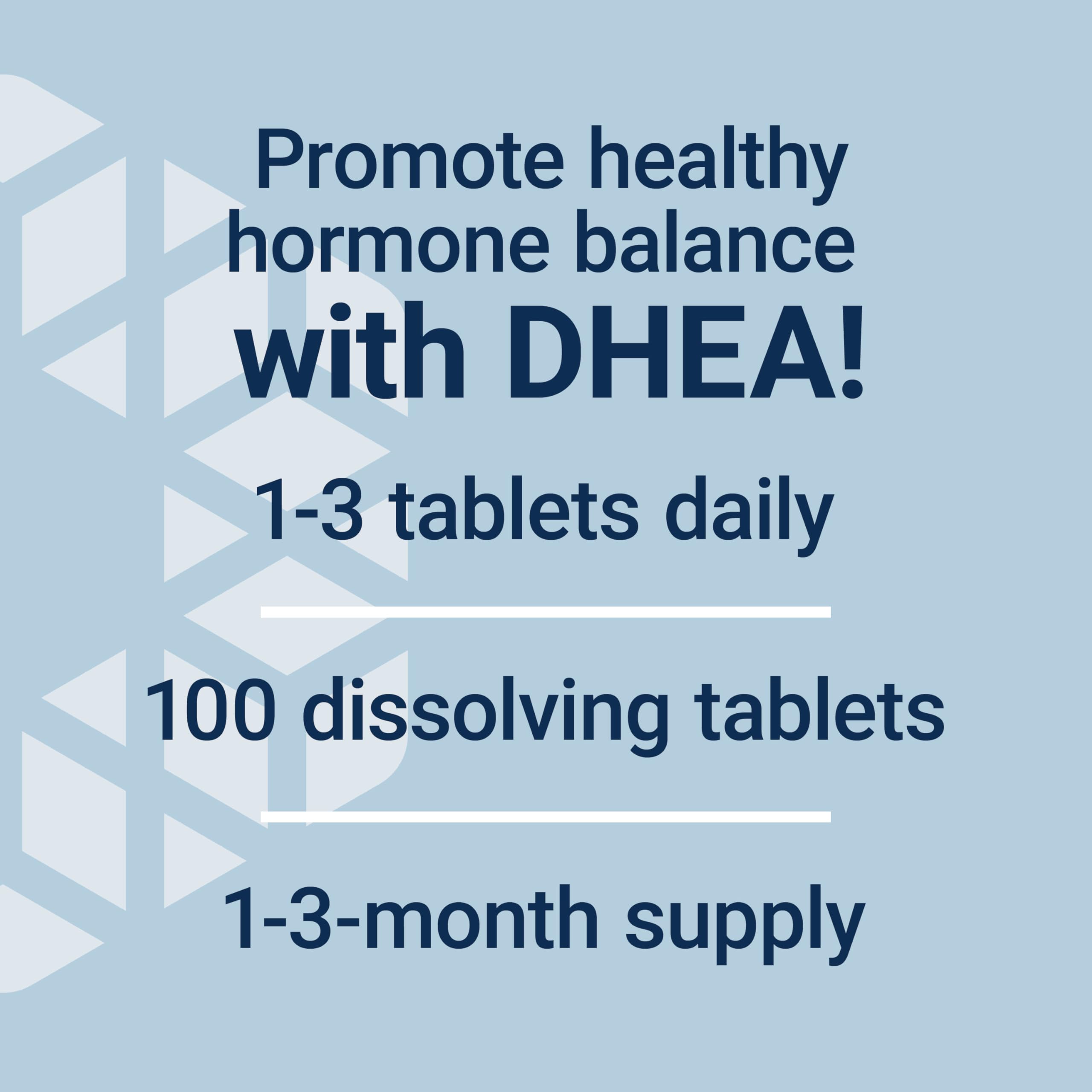 Life Extension DHEA 25 mg – Hormone Balance Supplement, Memory, Muscle Health, Bone Health, Men’s Health, Women’s Health, Gluten-Free, Non-GMO, Vegetarian, 100 Dissolve-in-Mouth Tablets Life Extension uk supplements