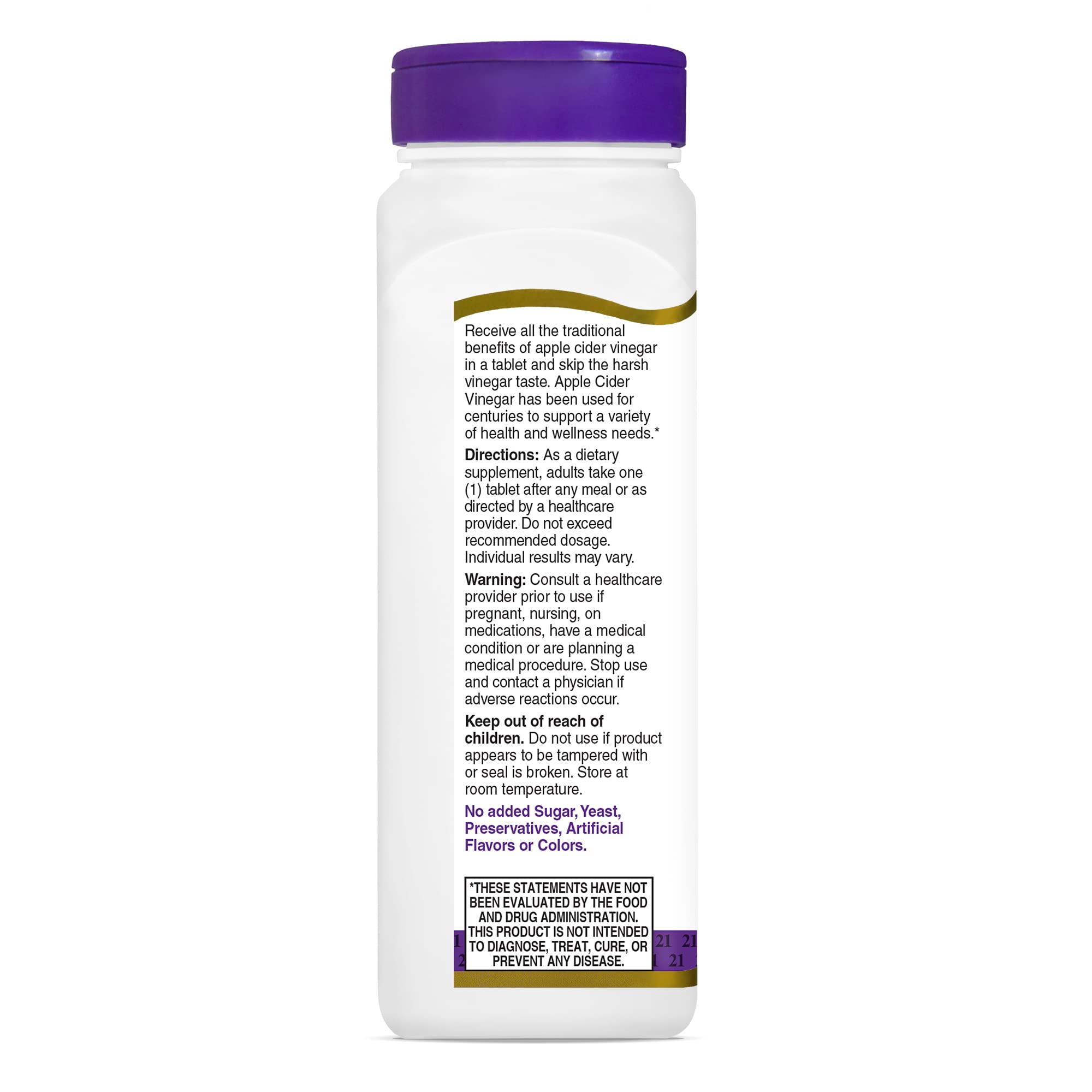 21st Century Apple Cider Vinegar 300mg Tablets, 250 Count 21st Century uk supplements