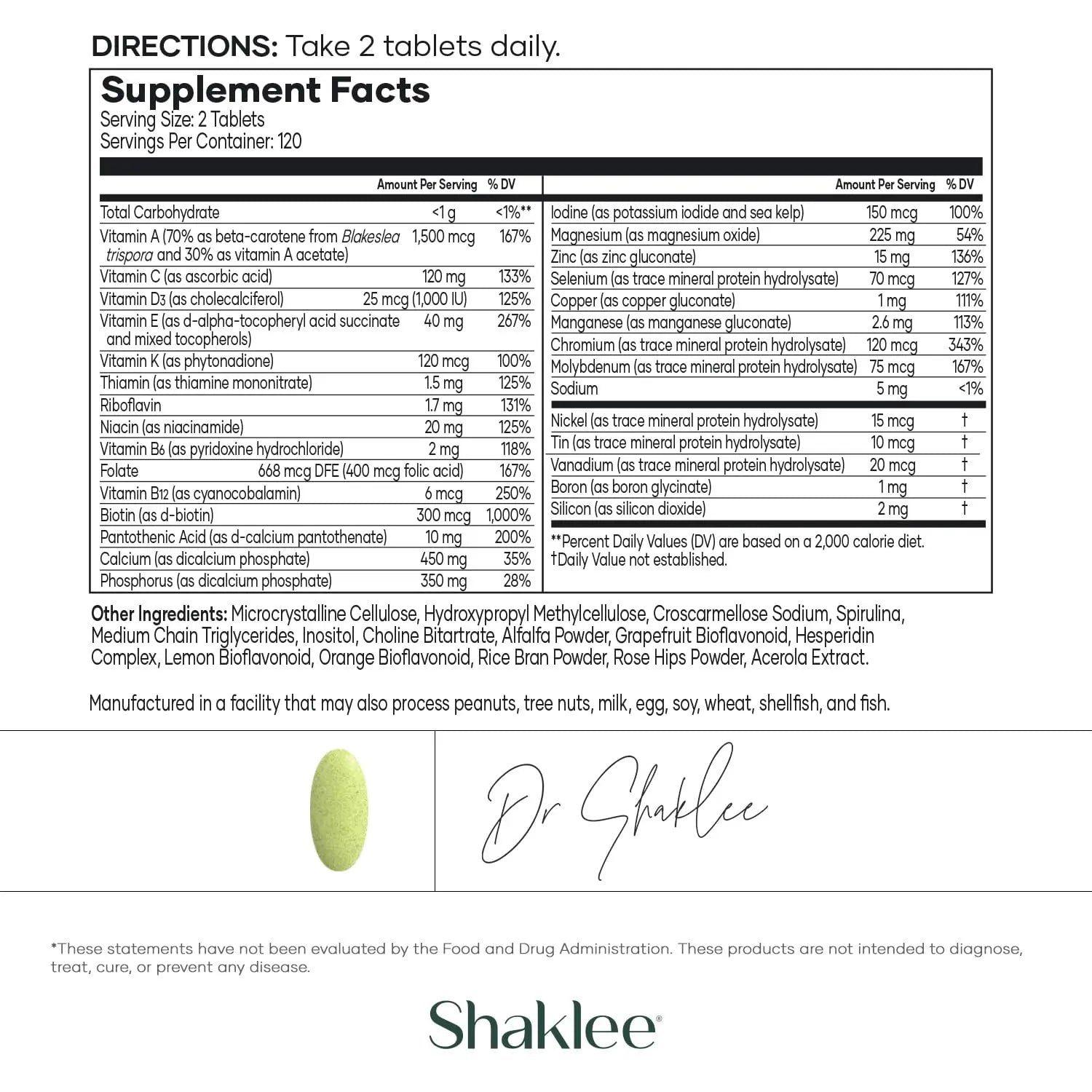 Shaklee - Vita-Lea® Men High Potency Multivitamin and Multimineral - Supports Heart, Immune, Bone, and Joint Health Shaklee uk supplements