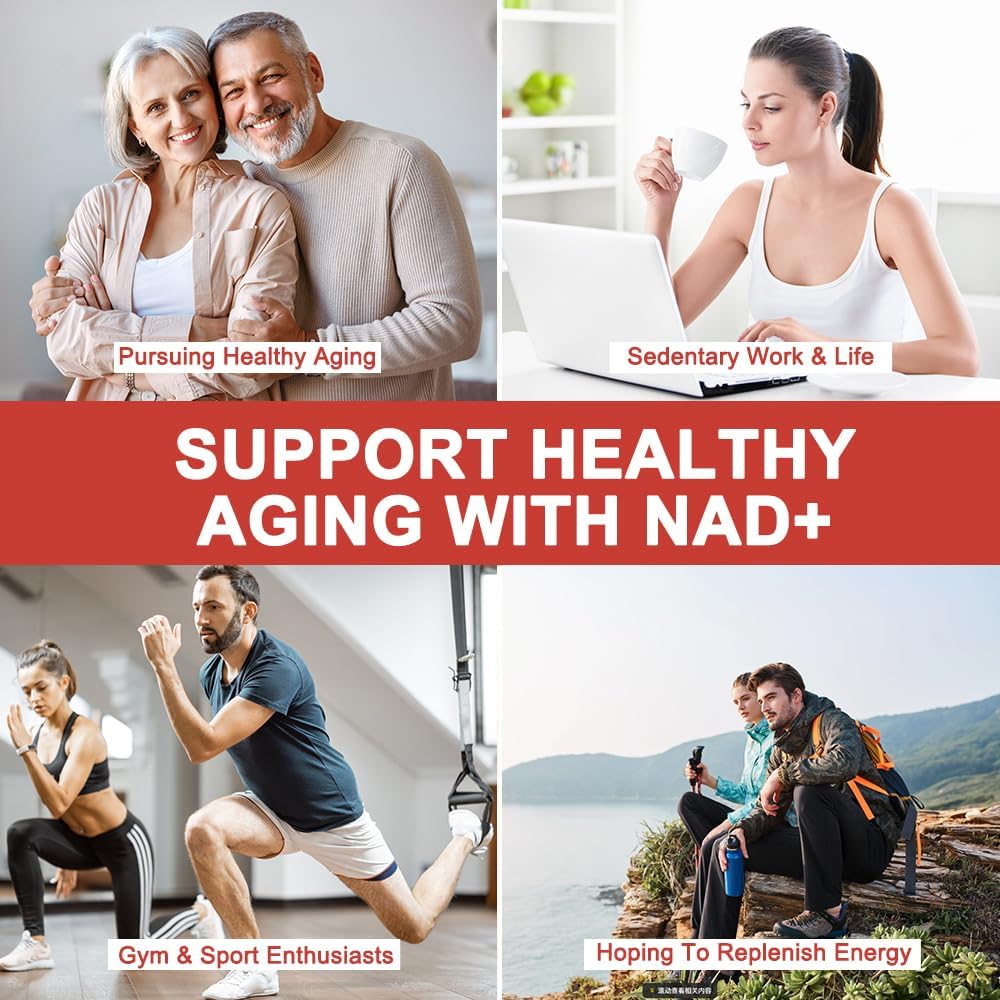Zoone Nutra NAD Supplement 1200mg with Nicotinamide Riboside, PQQ & Resveratrol – Advanced Cellular Energy & Longevity Support – Anti-Aging Formula for Mental Clarity – 30 Packets Zoone Nutra uk supplements