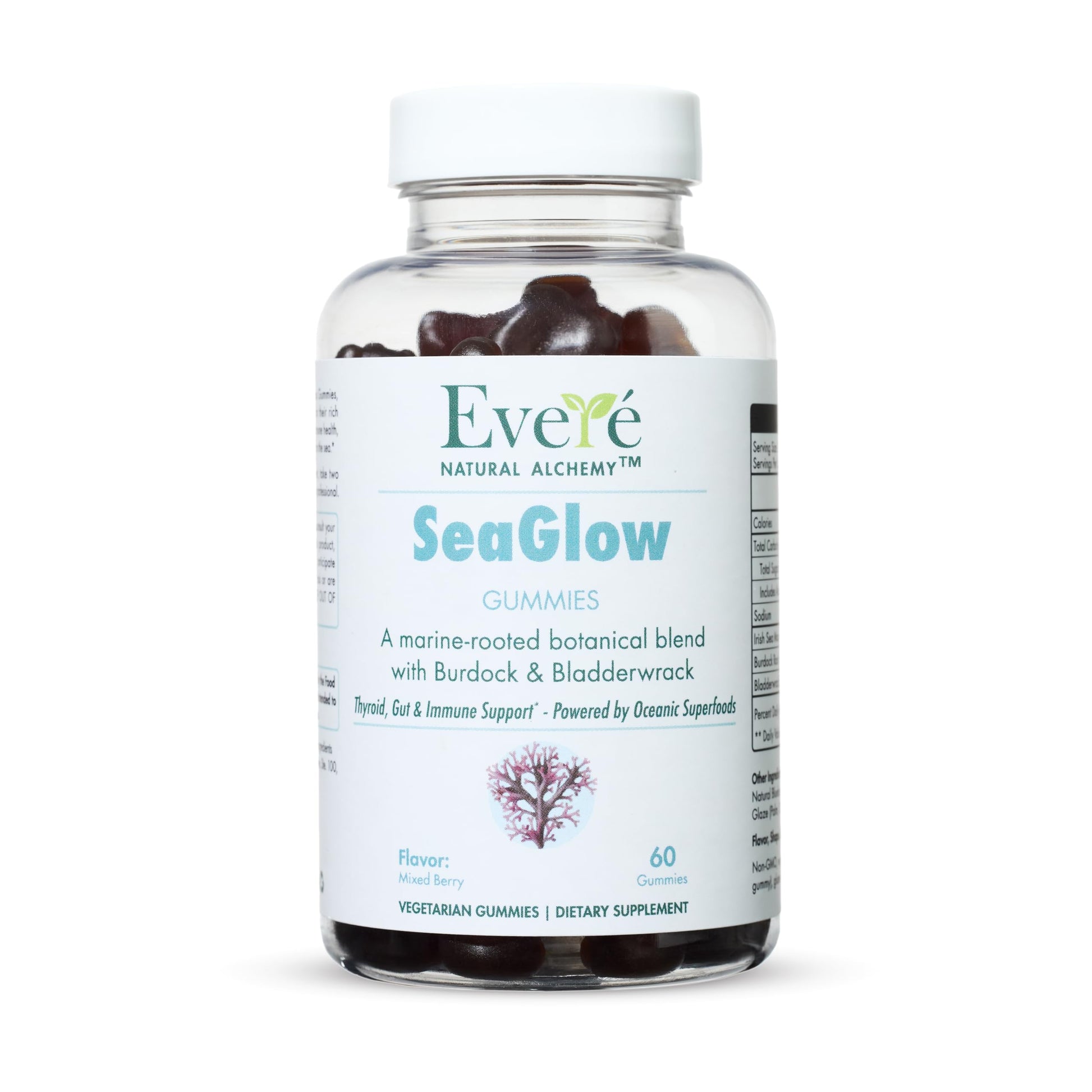 The EverÉ Natural Alchemy Sea Moss with Bladderwrack & Burdock Root – Vegan, Plant-Based Gummies with Minerals & Botanicals – Mixed-Berry Flavor, Non-GMO & Gluten-Free The EverÉ Natural Alchemy uk supplements
