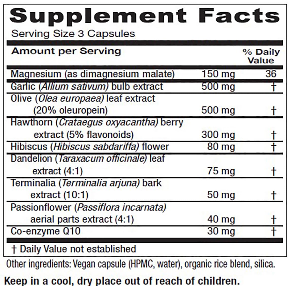 Vitanica VasoBlend - Heart Health Supplement with Folic Acid, Magnesium, CoQ10 & Terminalia Arjuna Bark - Heart Health Supplement - Consumer Line - 90 Vegan Caps Vitanica uk supplements